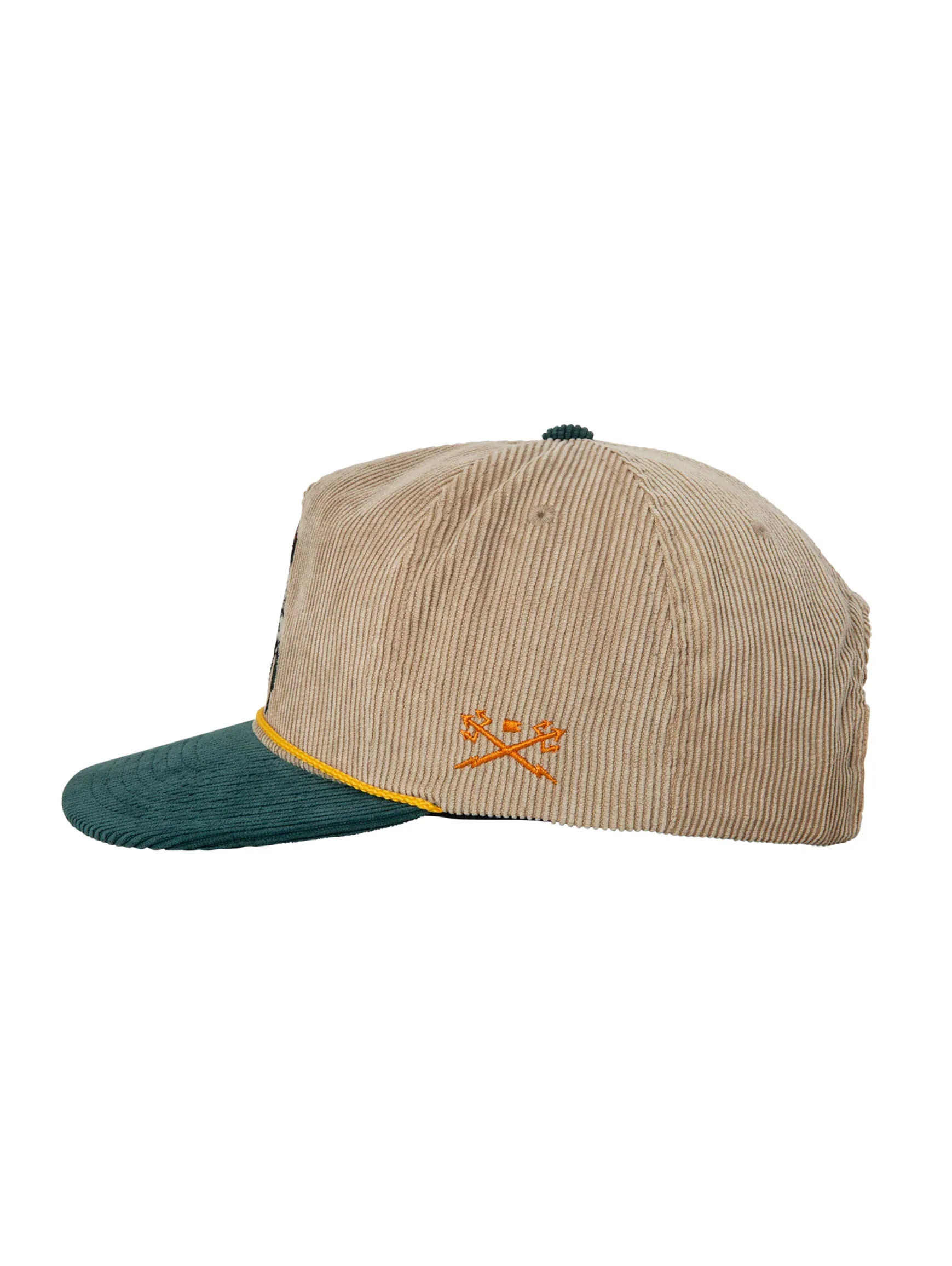 Dark Seas Loyal Hat - Khaki / Green - Image 3