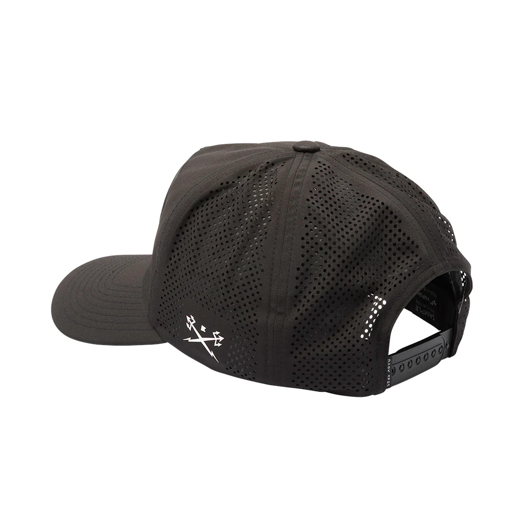 Dark Seas Nav Tech Hat - Black - Image 2