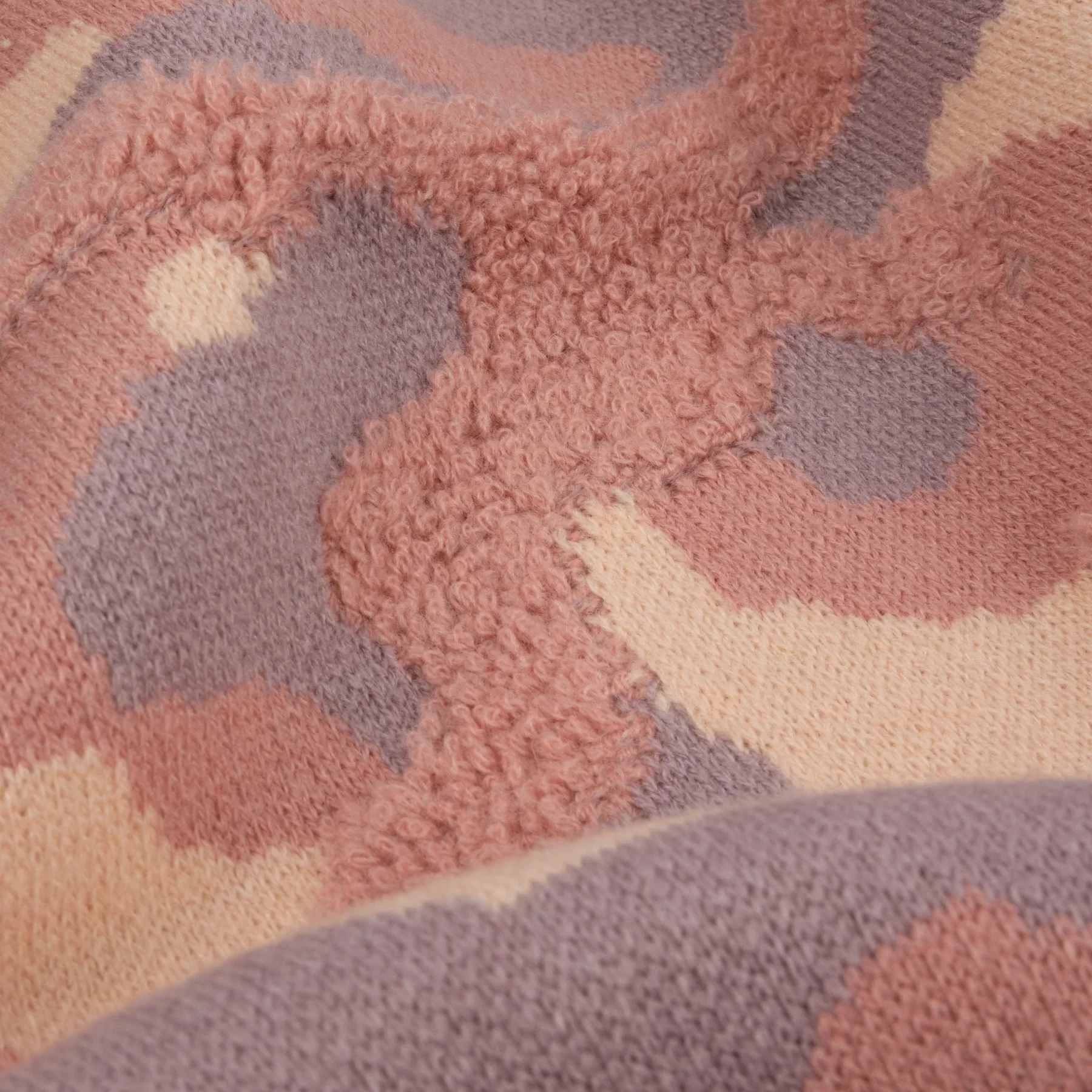Dime Camo Chenille Knit - Blush - Image 2