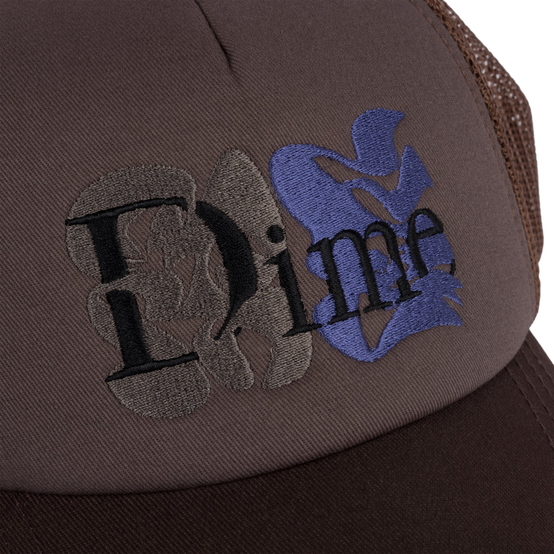 Dime Classic Duo Trucker Cap - Brown - Image 2
