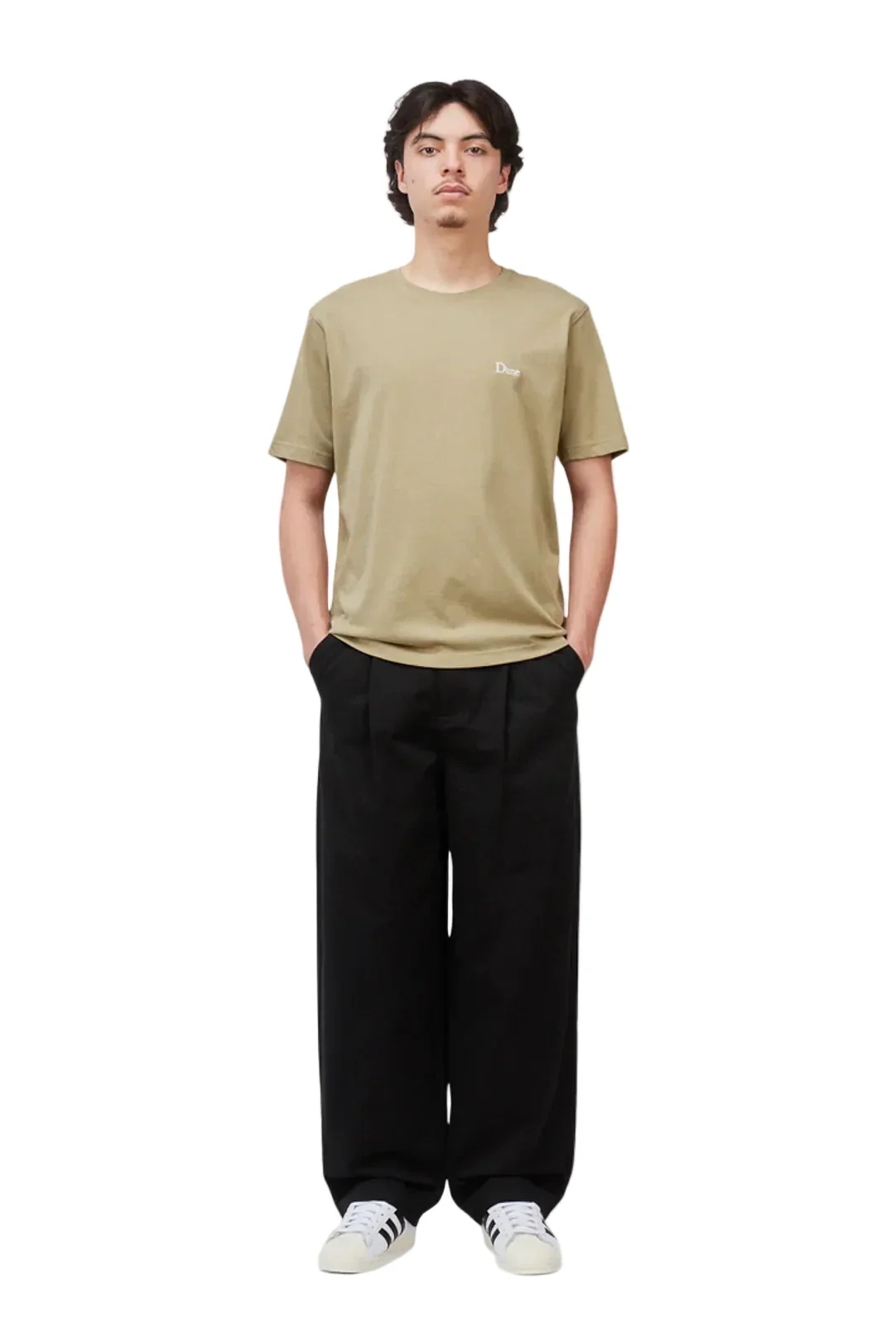 Dime Classic Small Logo T-Shirt - Military Olive - Image 3
