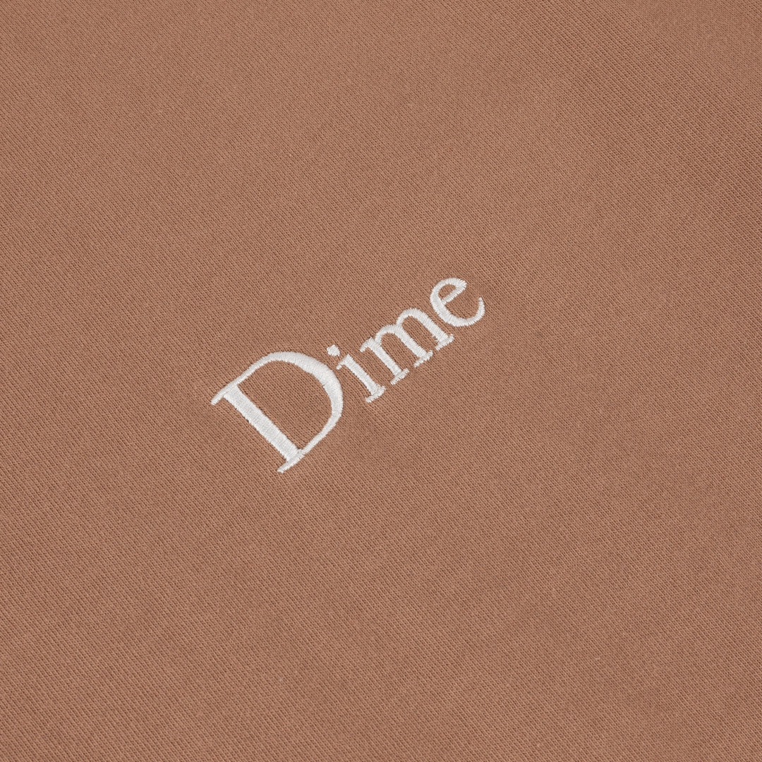 Dime Classic Small Logo Tee - Canyon Brown - Image 2