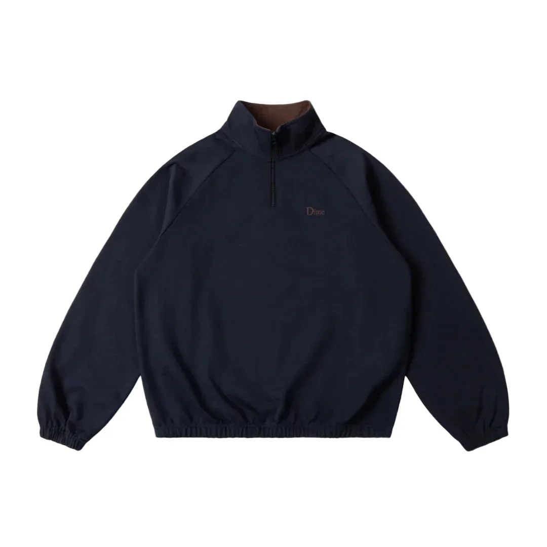 Dime Classic Terry Quarter Zip - Navy