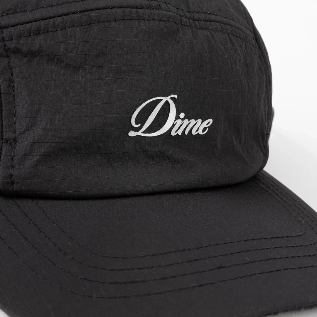 Dime Cursive Earflap Cap - Black - Image 2