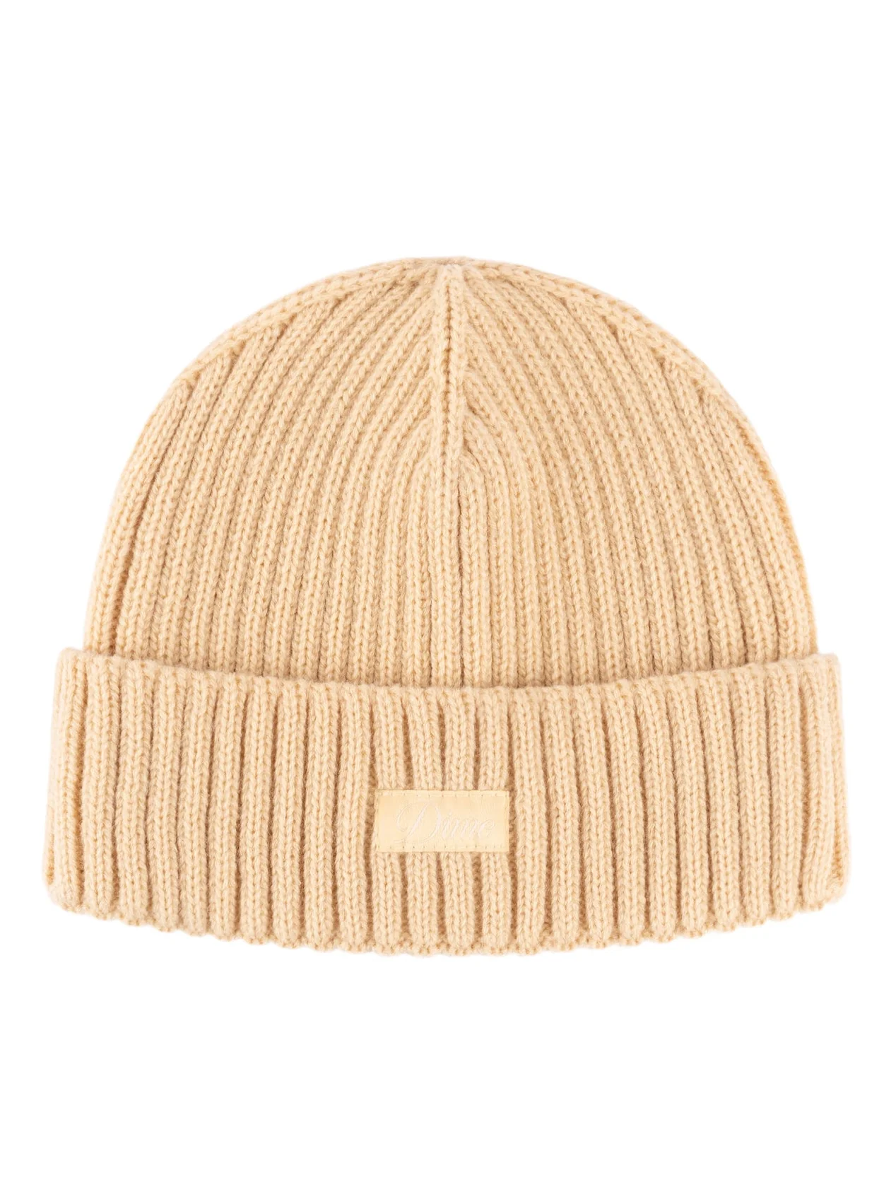 Dime Cursive Fold Beanie - Sand