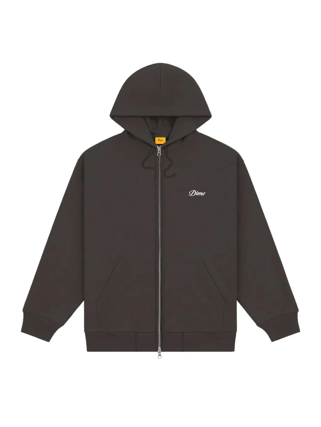 Dime Cursive Logo Zip Hoodie