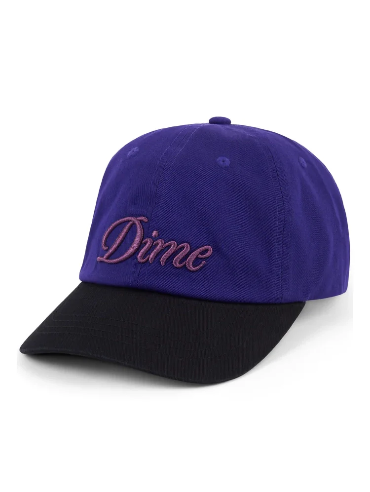 Dime Cursive Low Pro Cap - Purple / Black