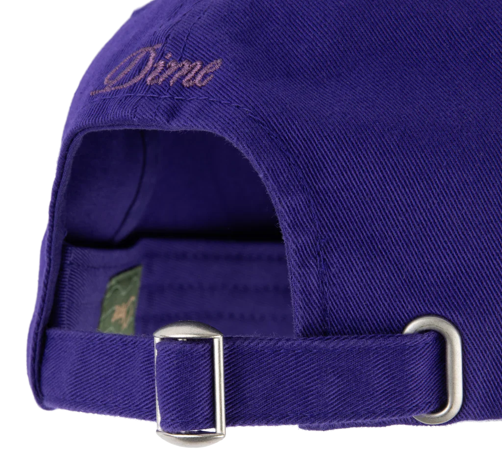 Dime Cursive Low Pro Cap - Purple / Black - Image 3
