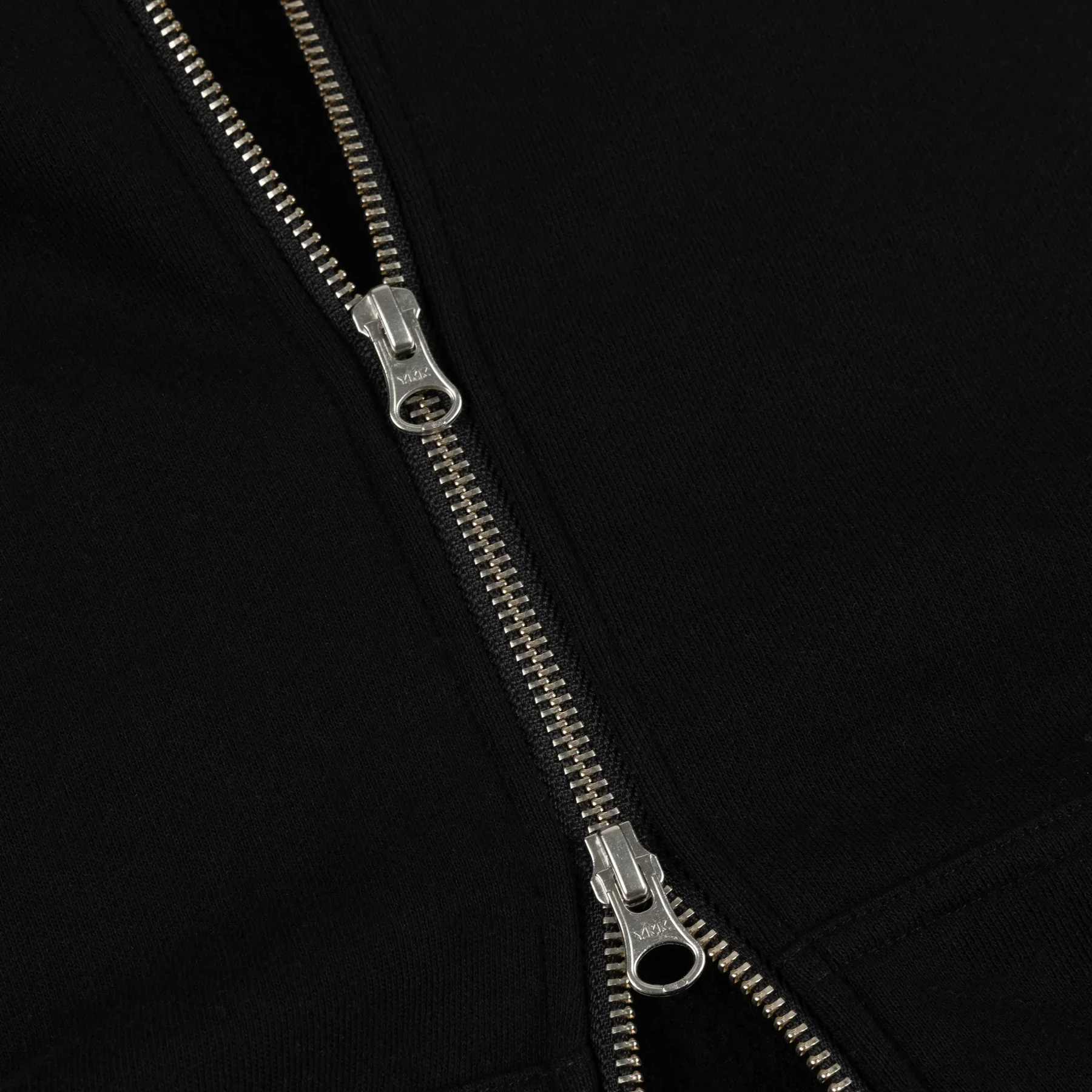 Dime Cursive Zip Hoody - Black - Image 2