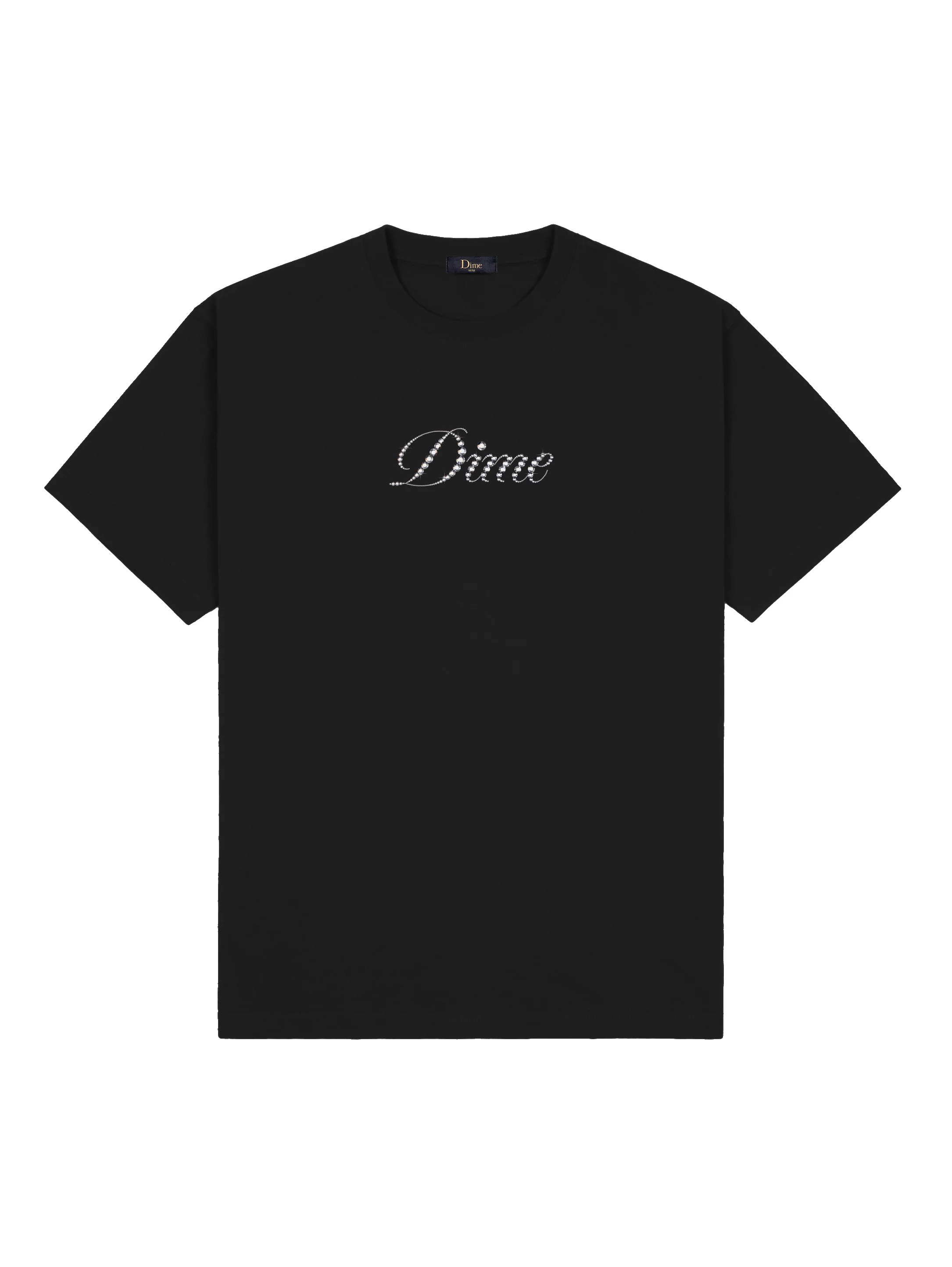 Dime Icy Cursive Tee - Black
