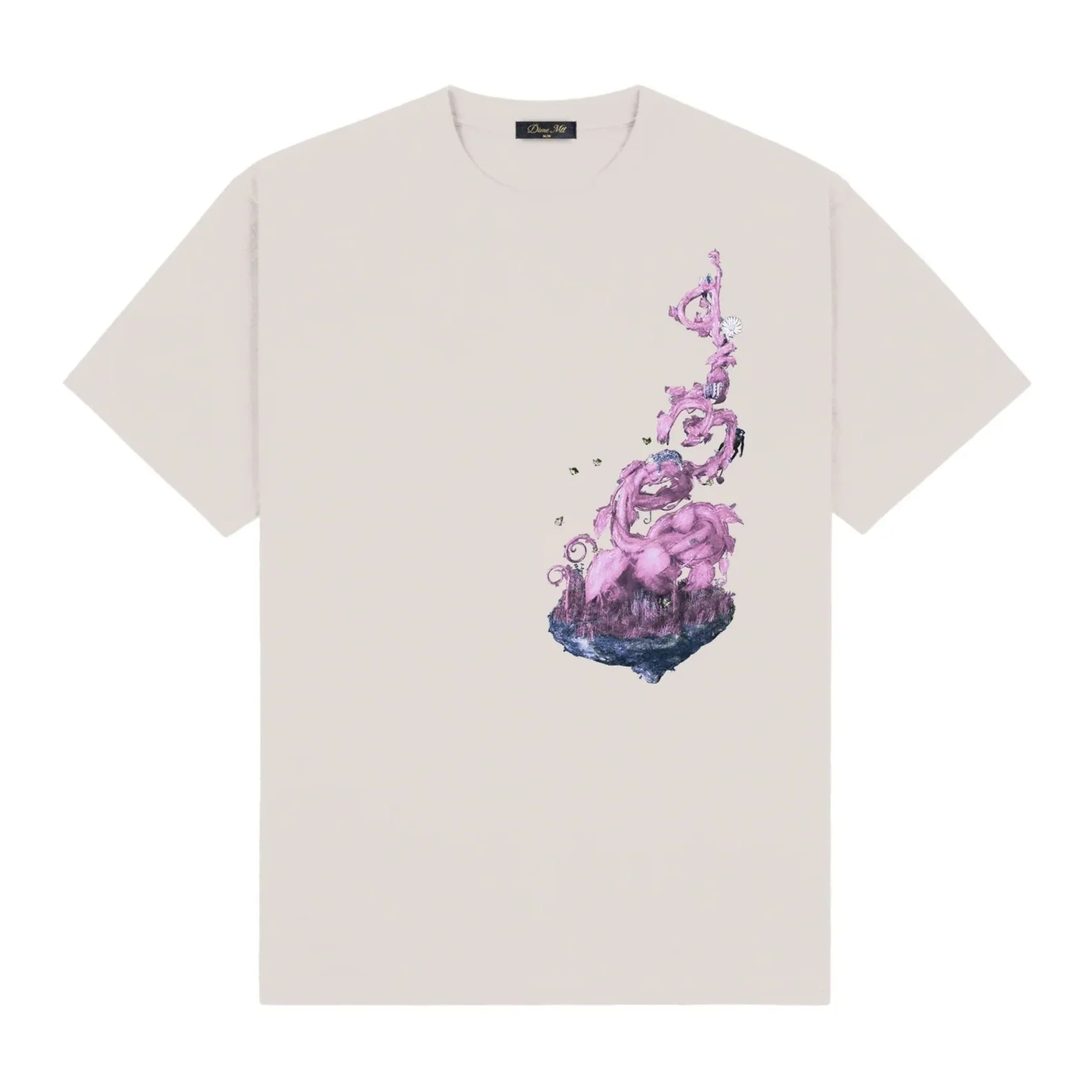 Dime Organic T-Shirt - Cement