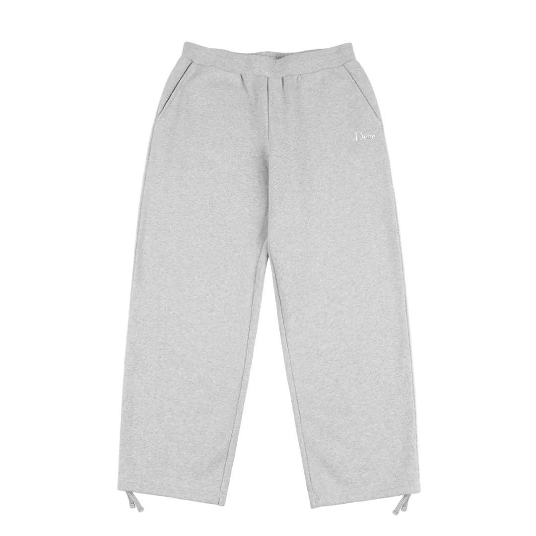 Dime Small Logo Sweatpants - Heather Grey