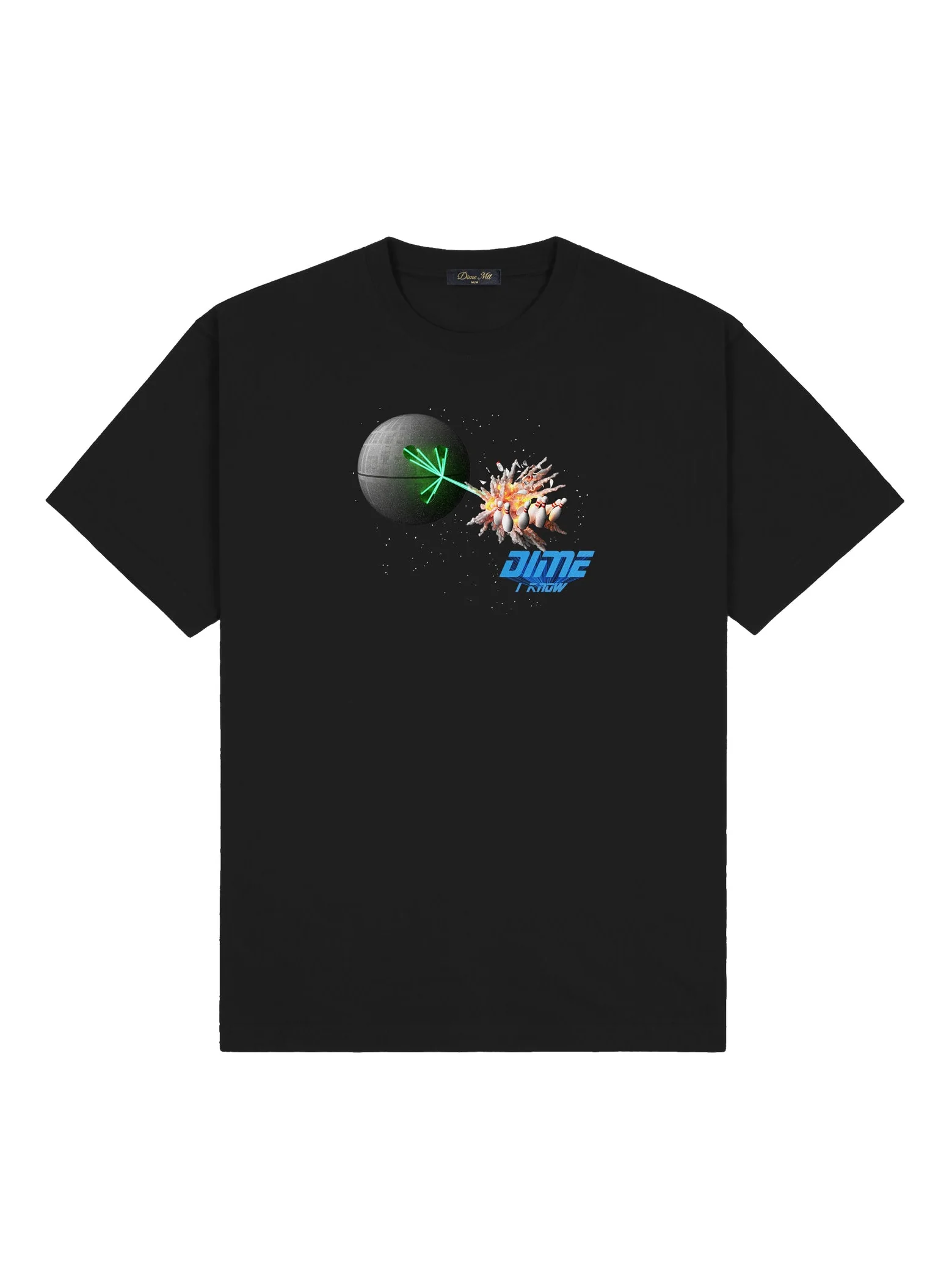 Dime Space Turkey T-Shirt - Black
