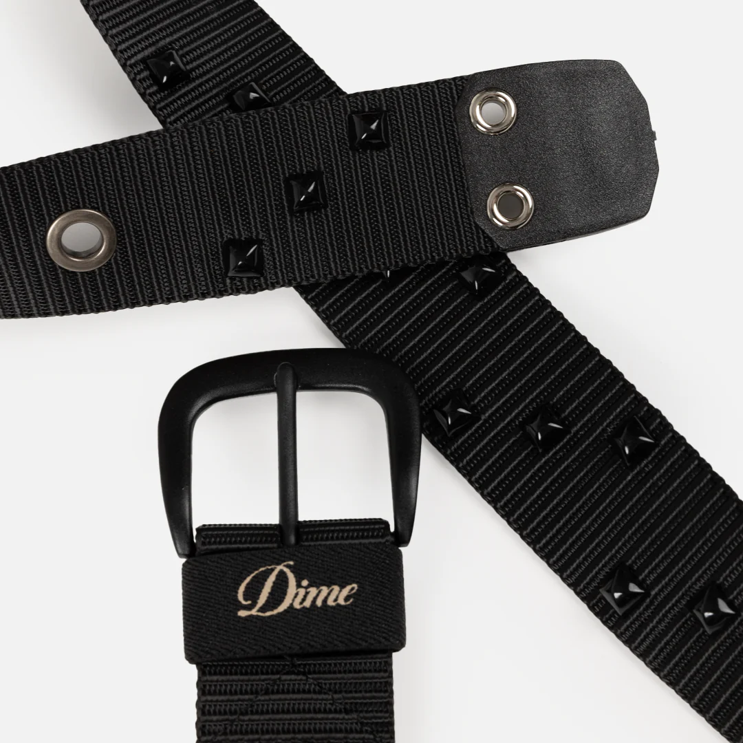 Dime Studded Belt - Black - Image 2