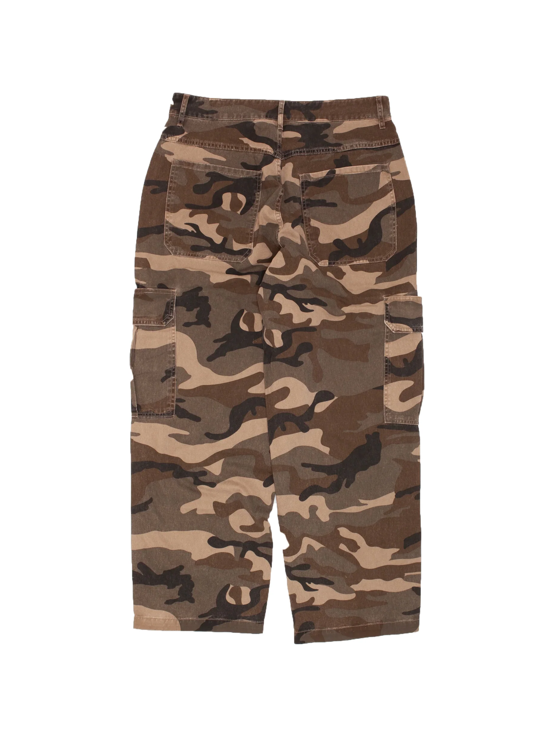 FA Washed Baggy Cargo Pant - Camo - Image 2