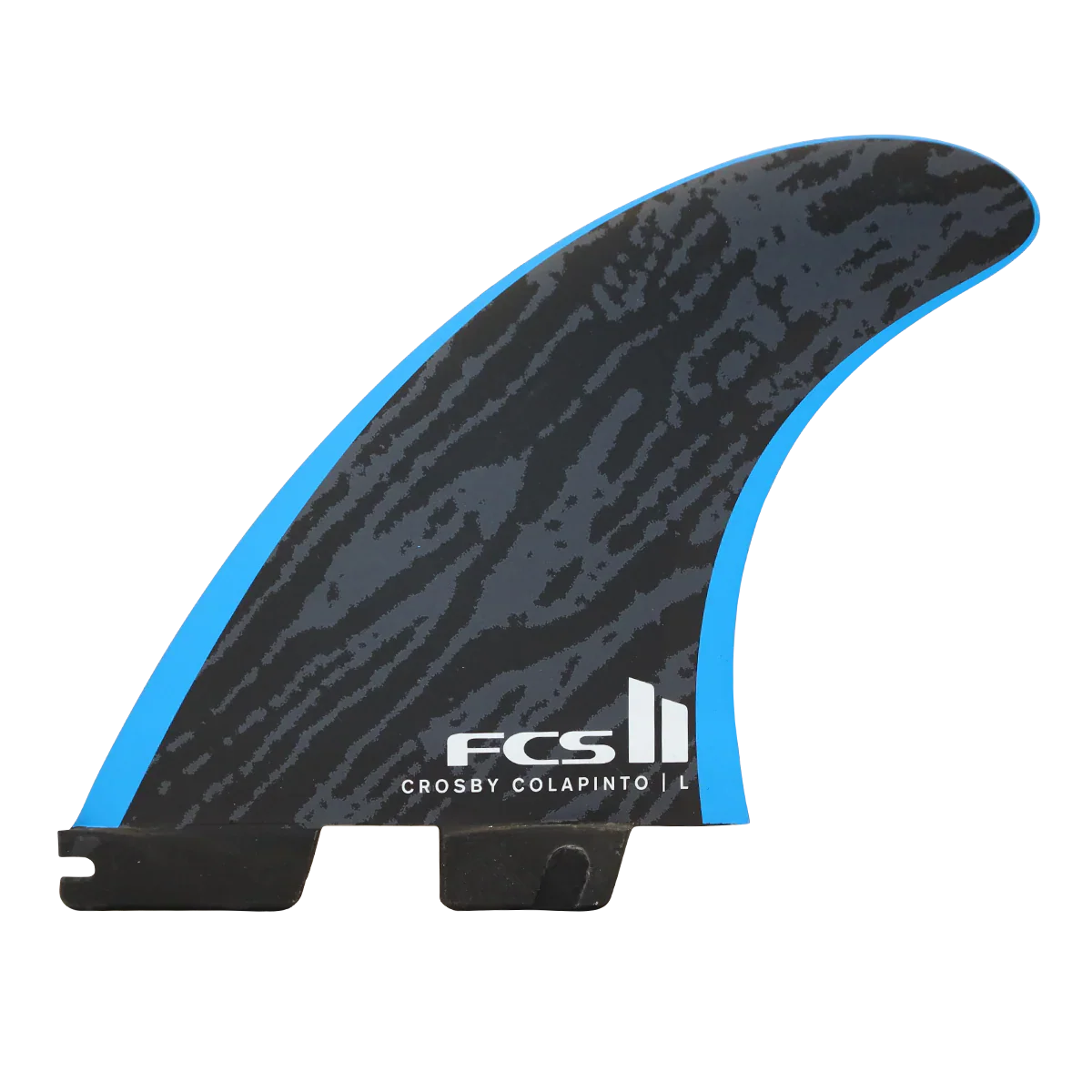 FCS II Crosby Colapinto PC Tri Fins Black Blue Medium