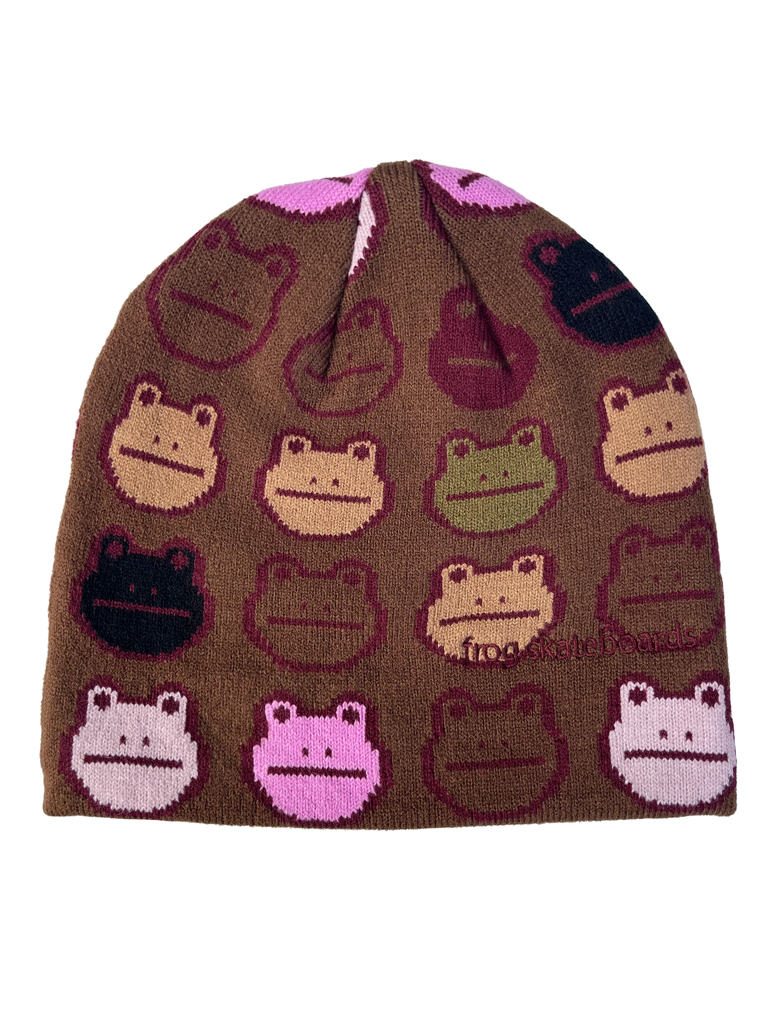 Frog Nation Beanie - Brown