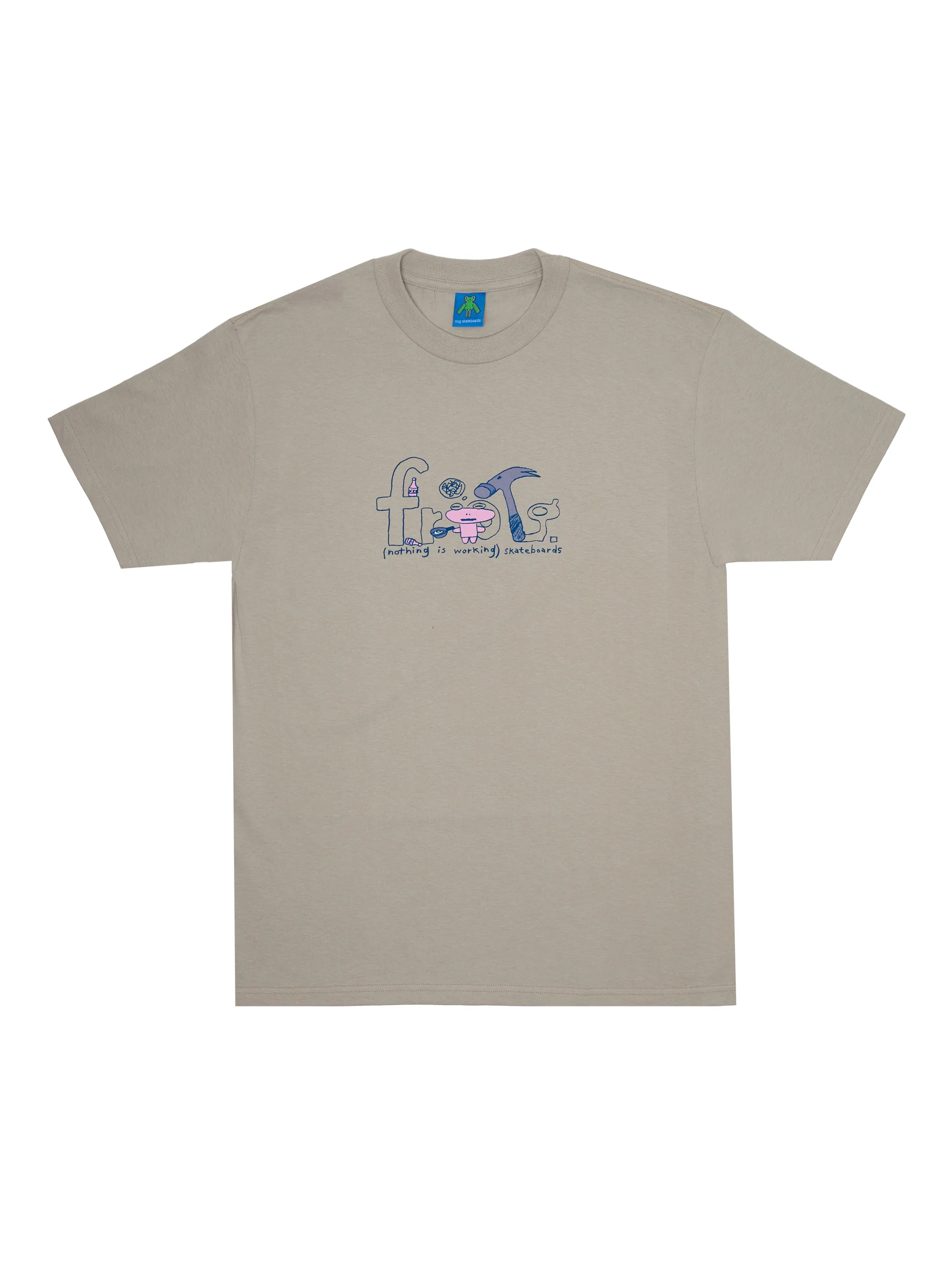 Frog Nothing is Working Tee - Silver