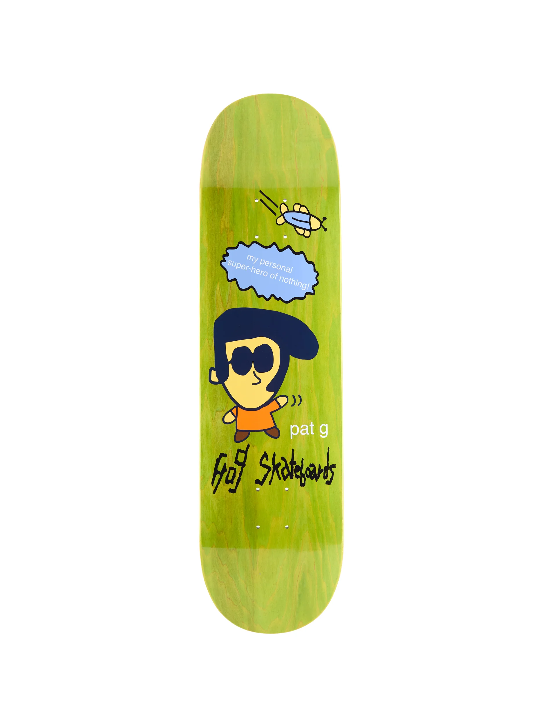 Frog Pat G Super Hero Deck - 8.5