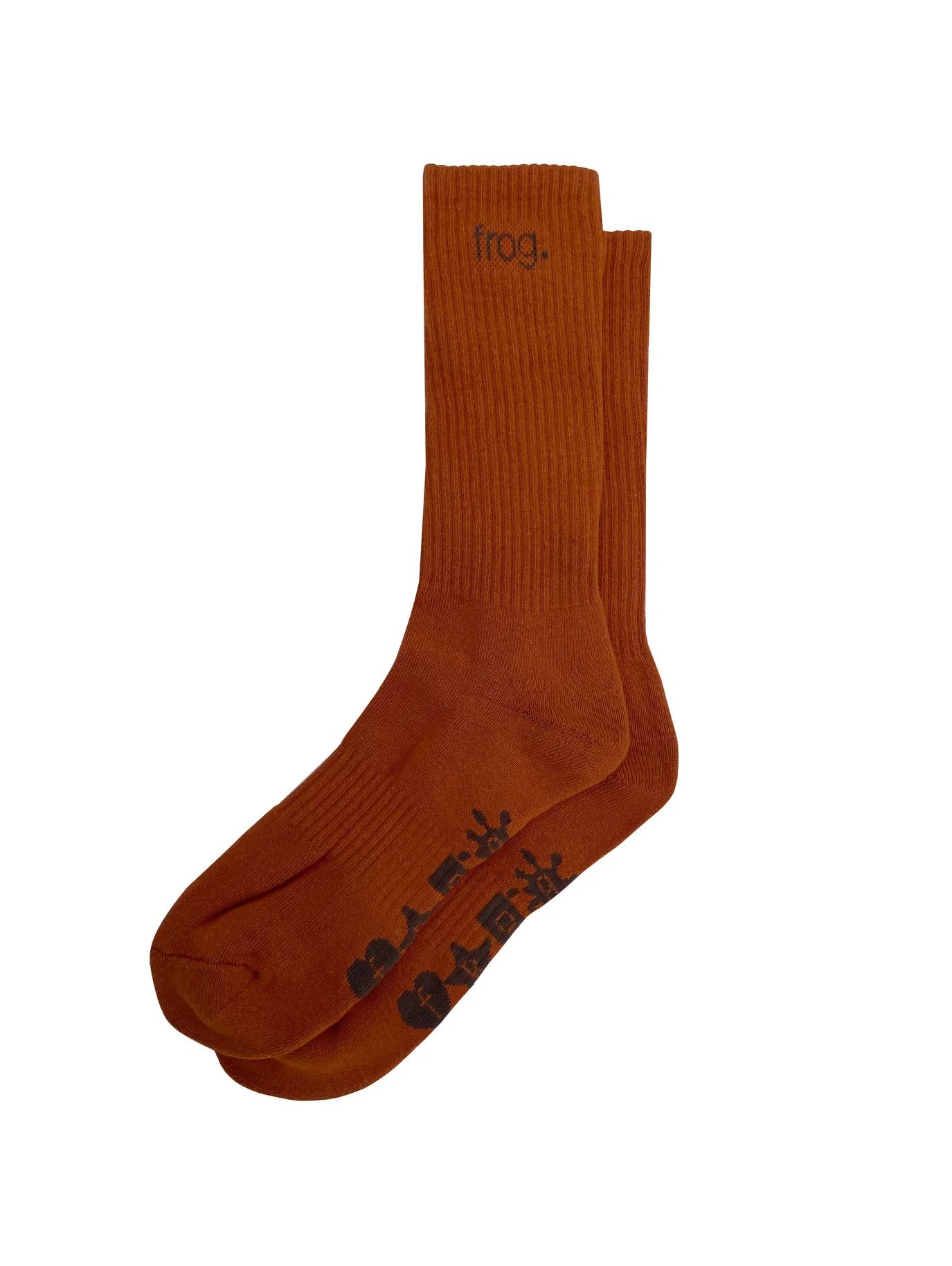 Frog Socks - Brown