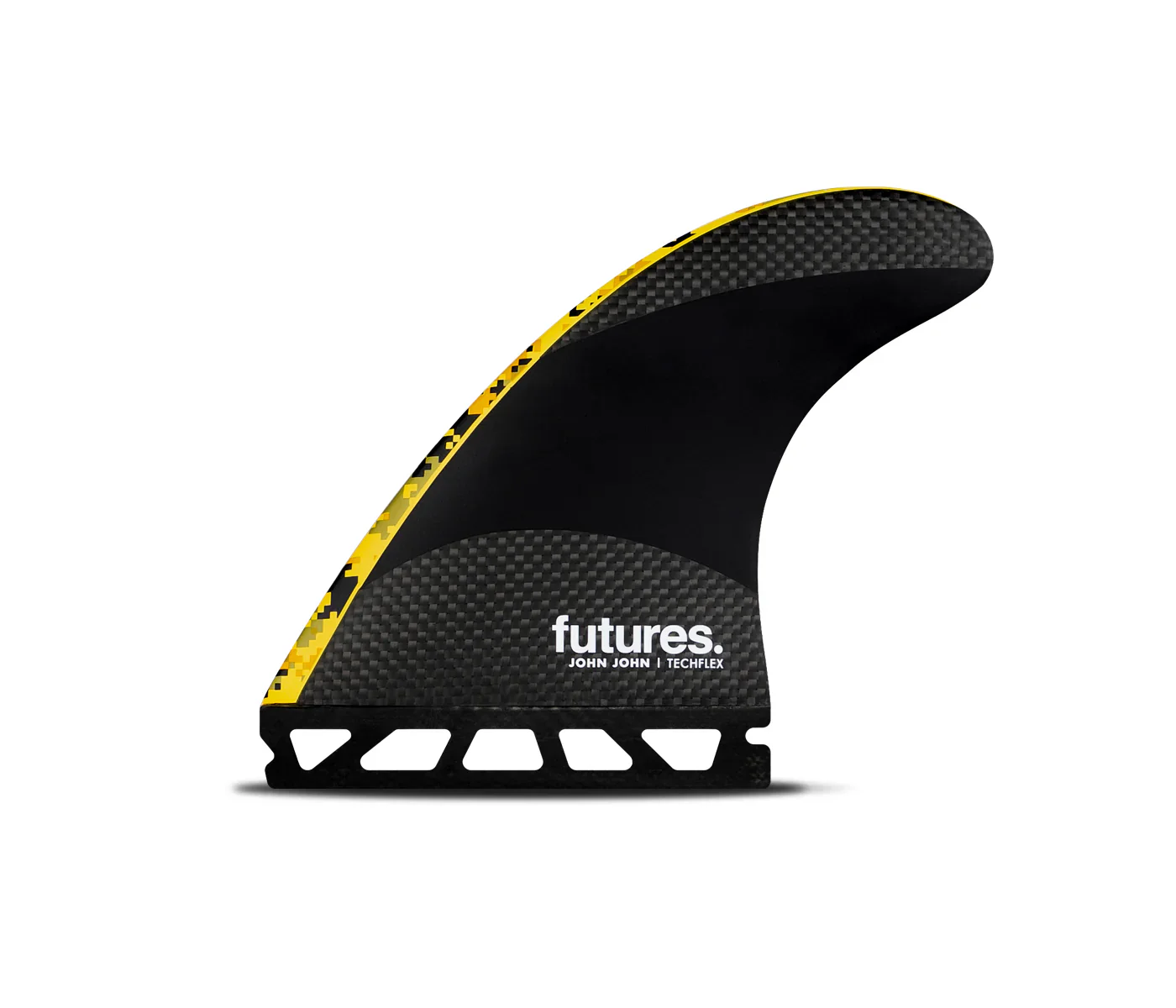 Futures JJF Medium Techflex Thruster - Digi Yellow