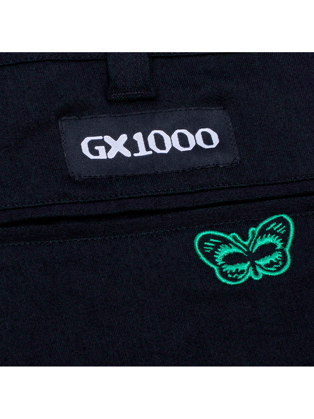 GX1000 Butterfly Embroidered Pants - Image 3