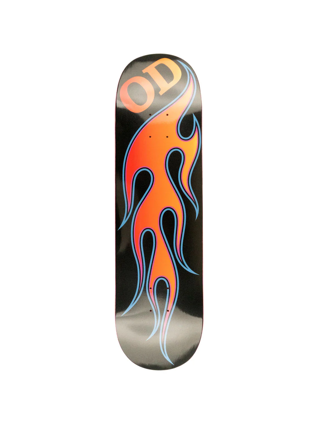 Hardbody OD Flames Black Deck - 8.38