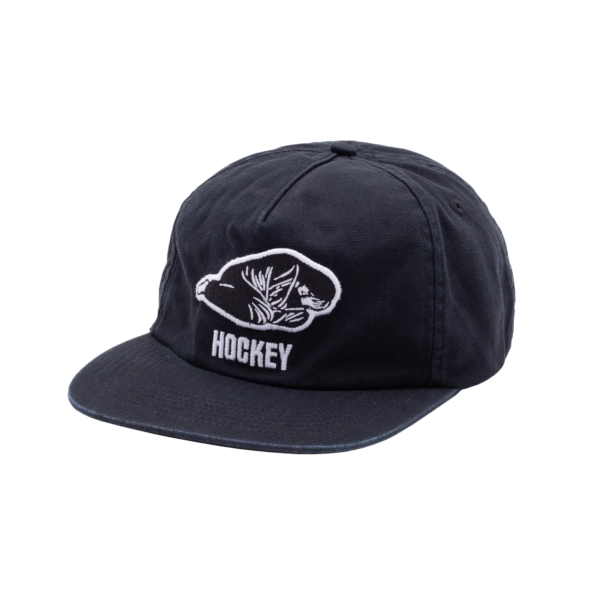 Hockey Broken Hat - Black