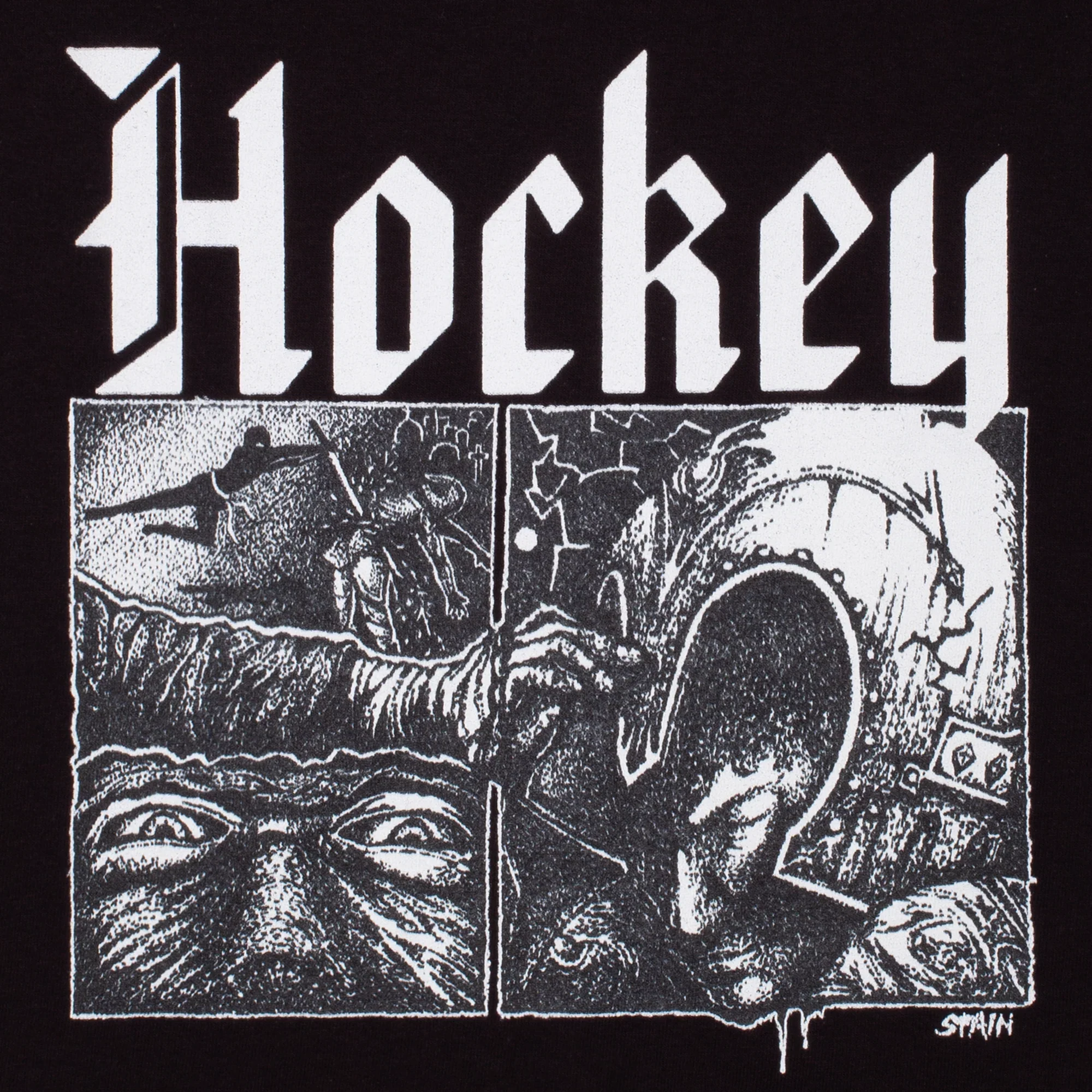Hockey Middle Earth Tee - Black - Image 2