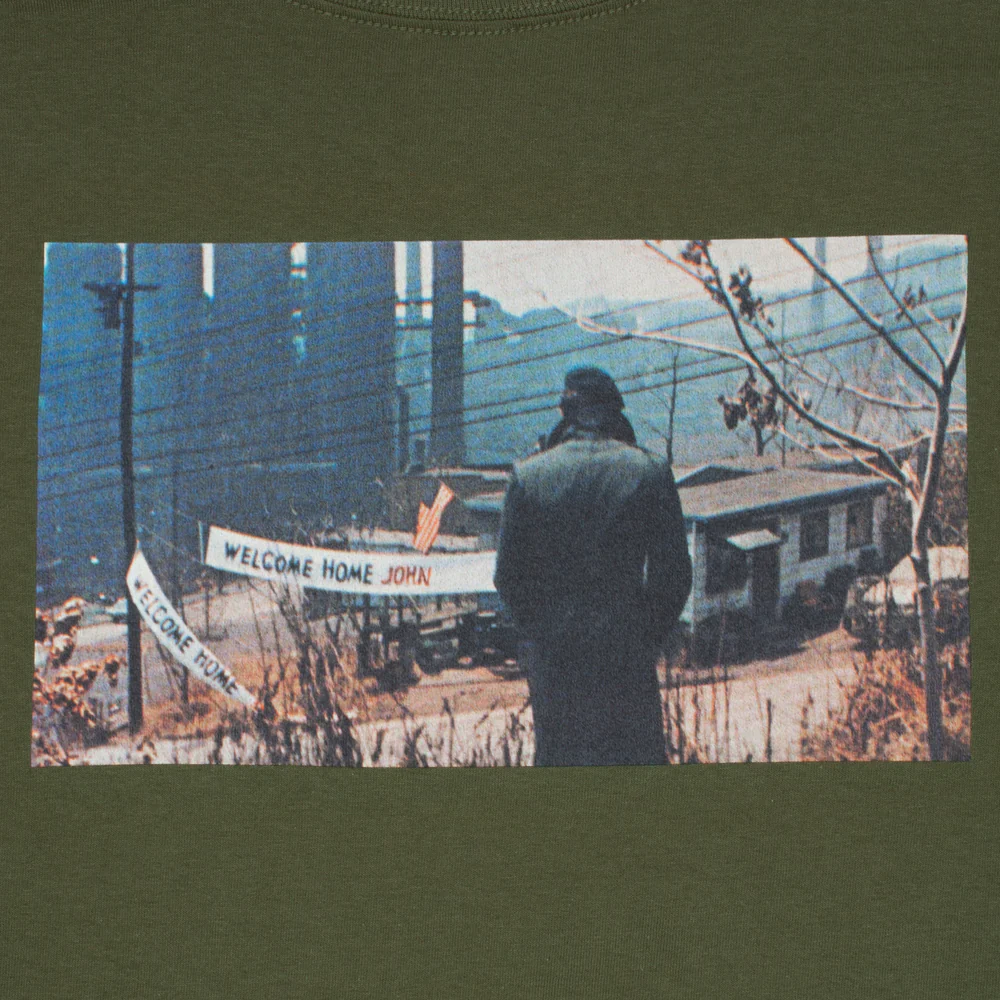 Hockey Welcome Home Tee - Army Green - Image 3