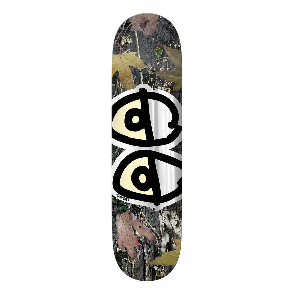 Krooked TM Eyes Camo Foil Deck - 8.5