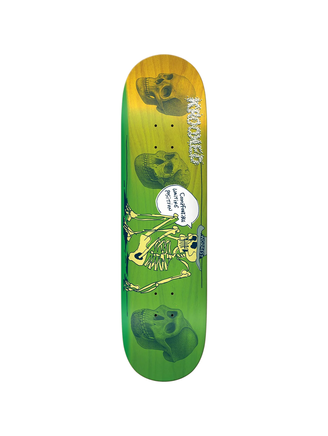 Krooked Worrest Waiting Position Deck - 8.25