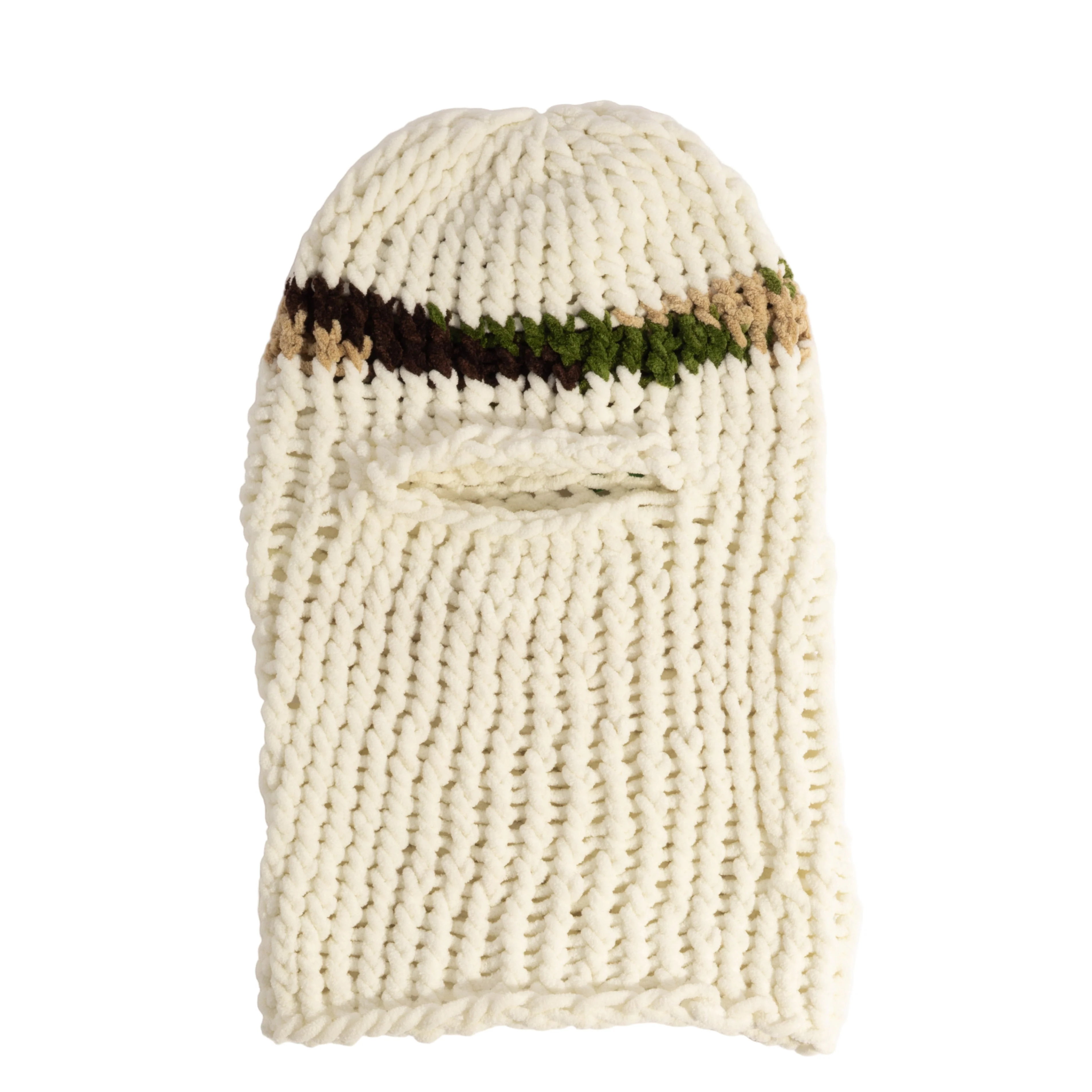 Lampshade Balaclava - Off White / Camo
