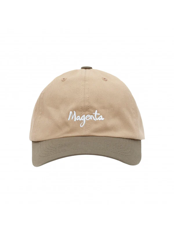 Magenta Brush Dad Hat