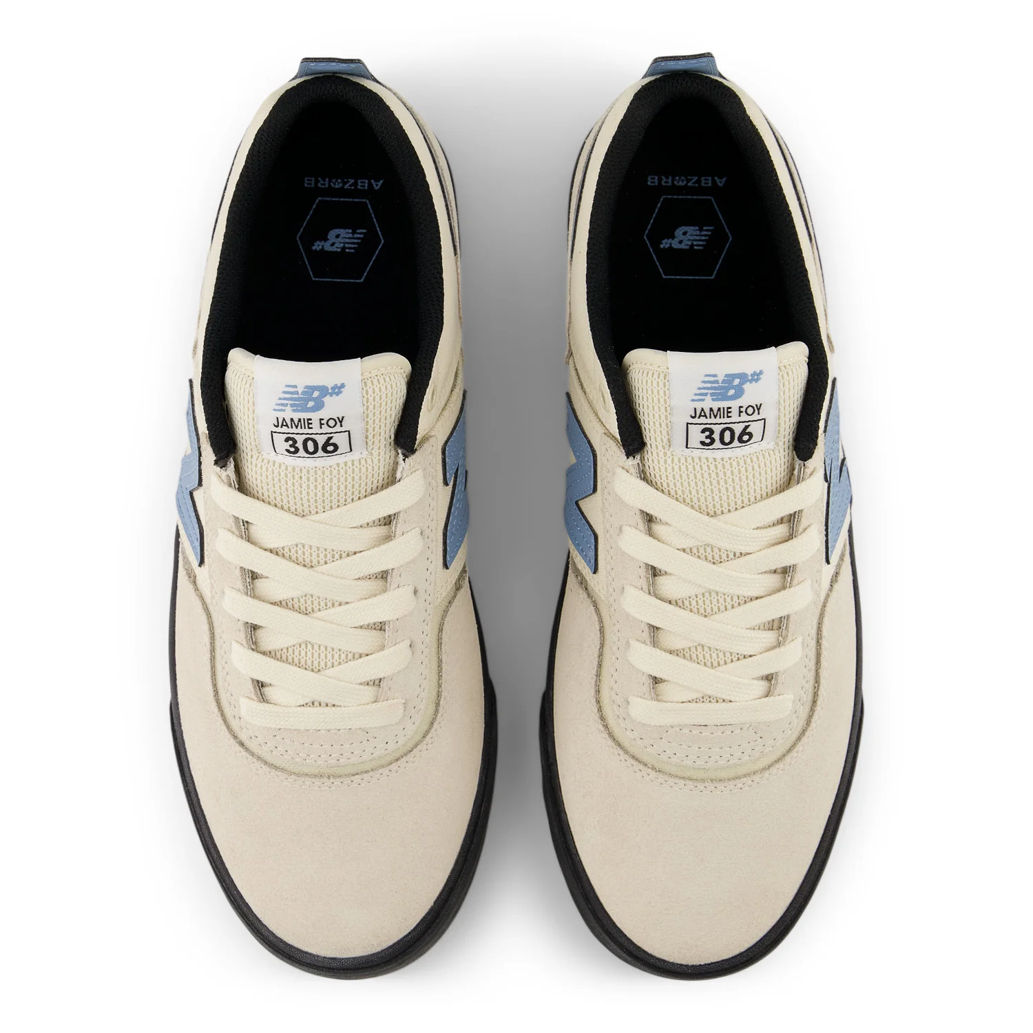 New Balance Numeric Jamie Foy 306 - Sea Salt / Black - Image 3
