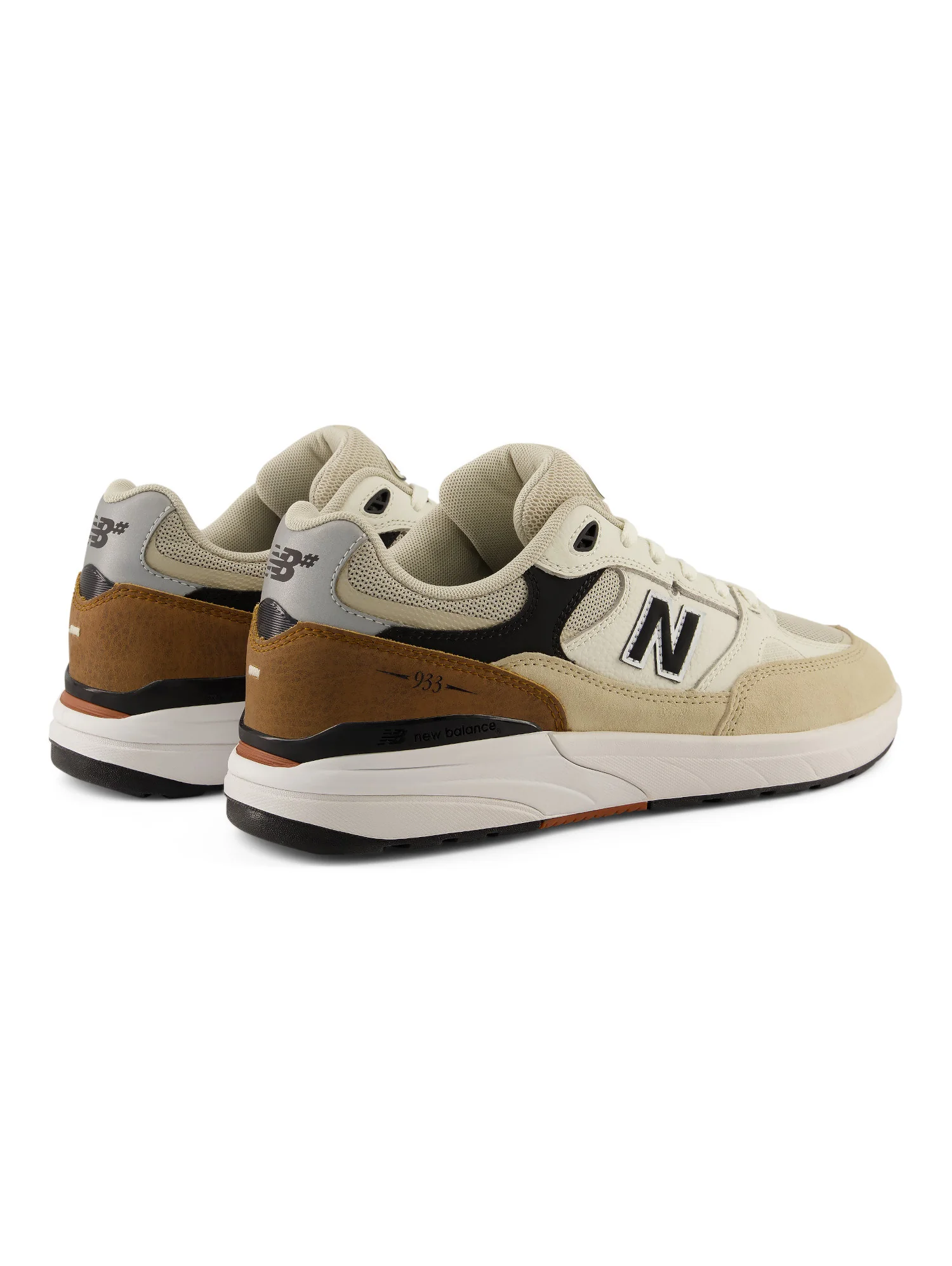 New Balance Numeric Reynolds 933 - White / Brown - Image 3