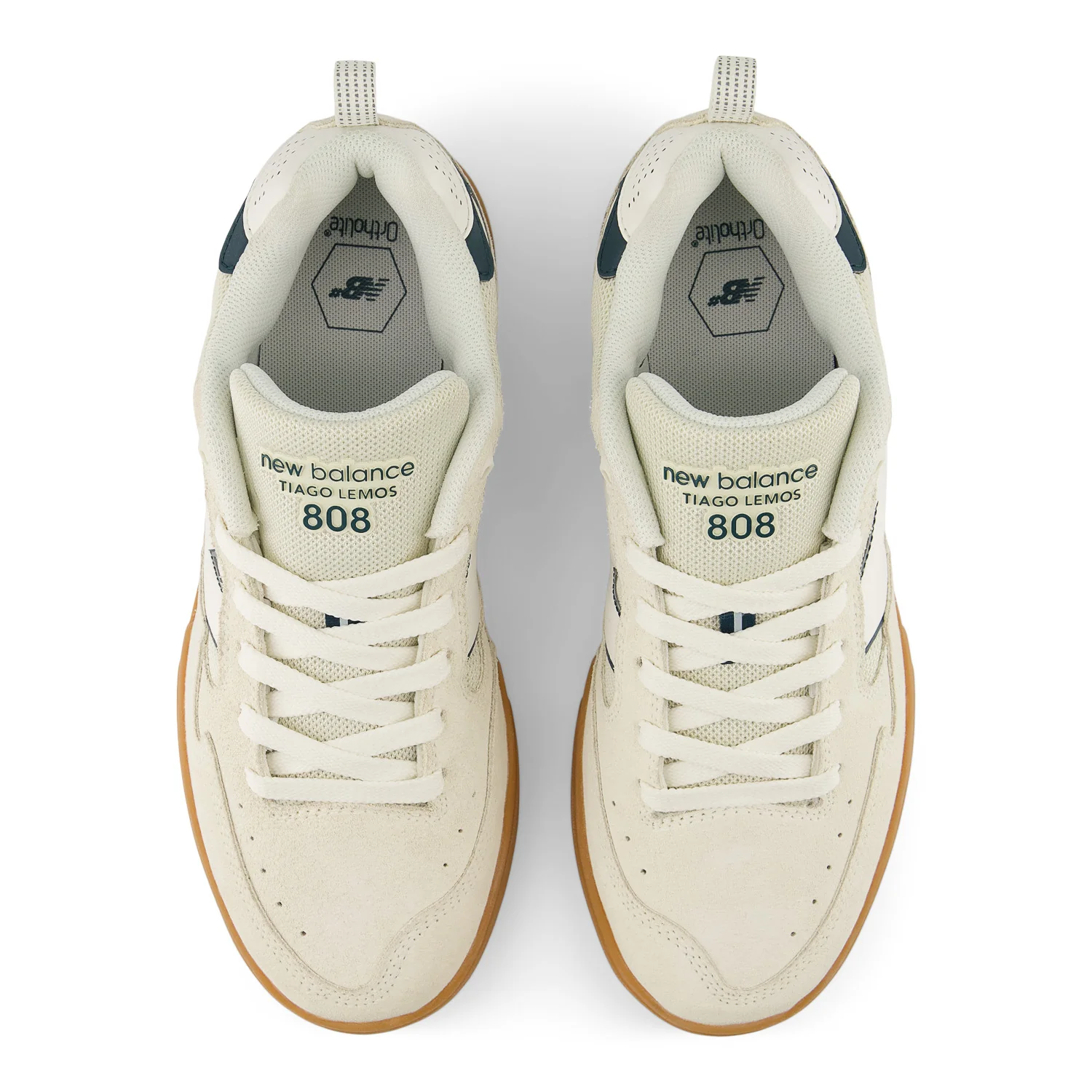 New Balance Numeric Tiago Lemos 808 - Sea Salt / Green - Image 3