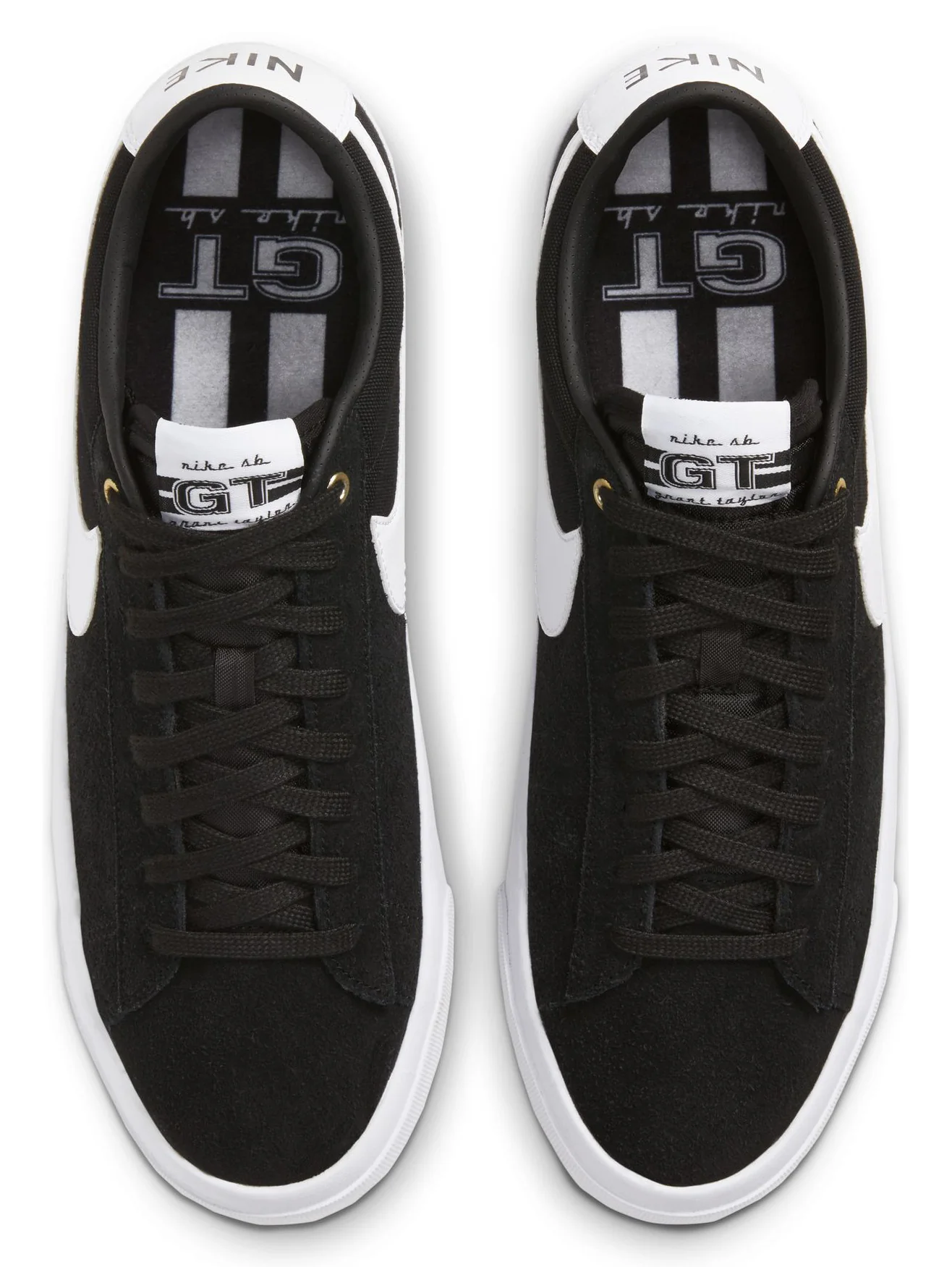 Nike Blazer Low GT-Black/White/Black - Image 4