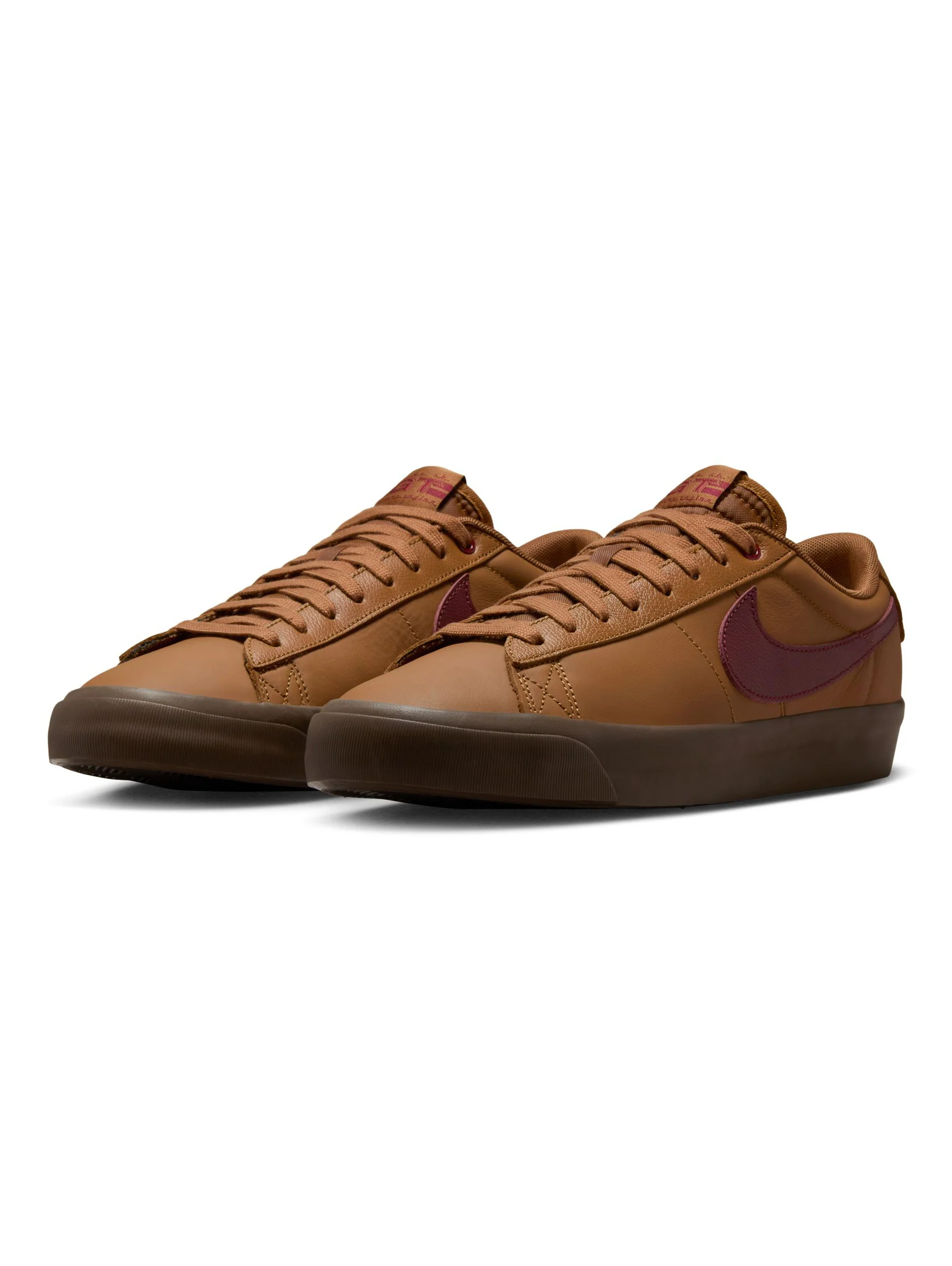 Nike SB Blazer Low Pro GT - British Tan / Team Red - Image 2