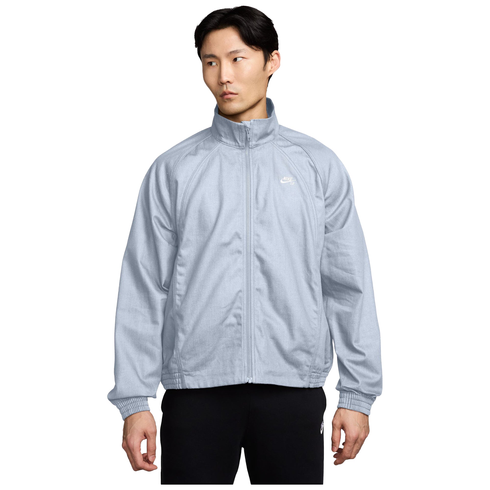 Nike SB Denim Full-Zip Track Jacket - Football Grey / White