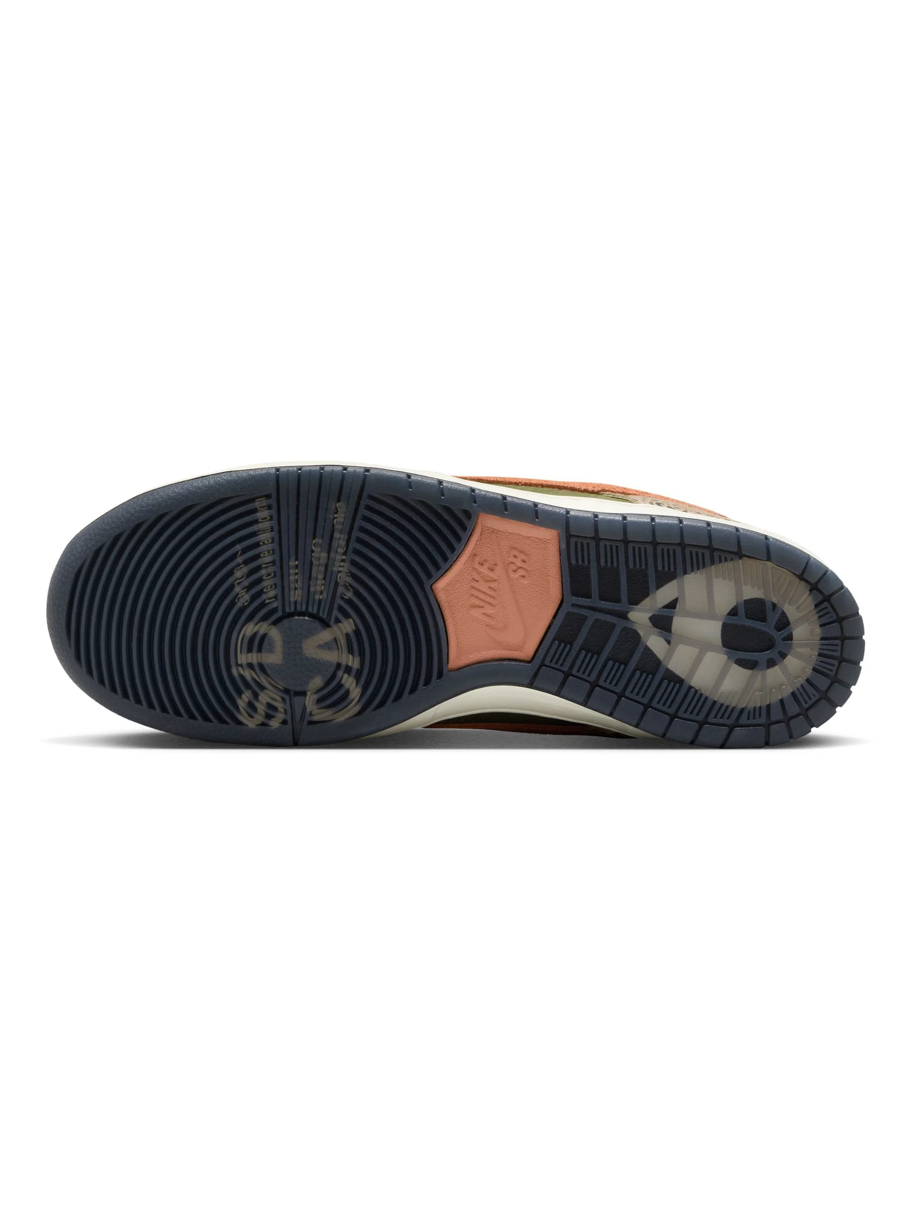 Nike SB Dunk Low Pro - Khaki / Amber Brown - Rough Green - Rust Pink - Image 5
