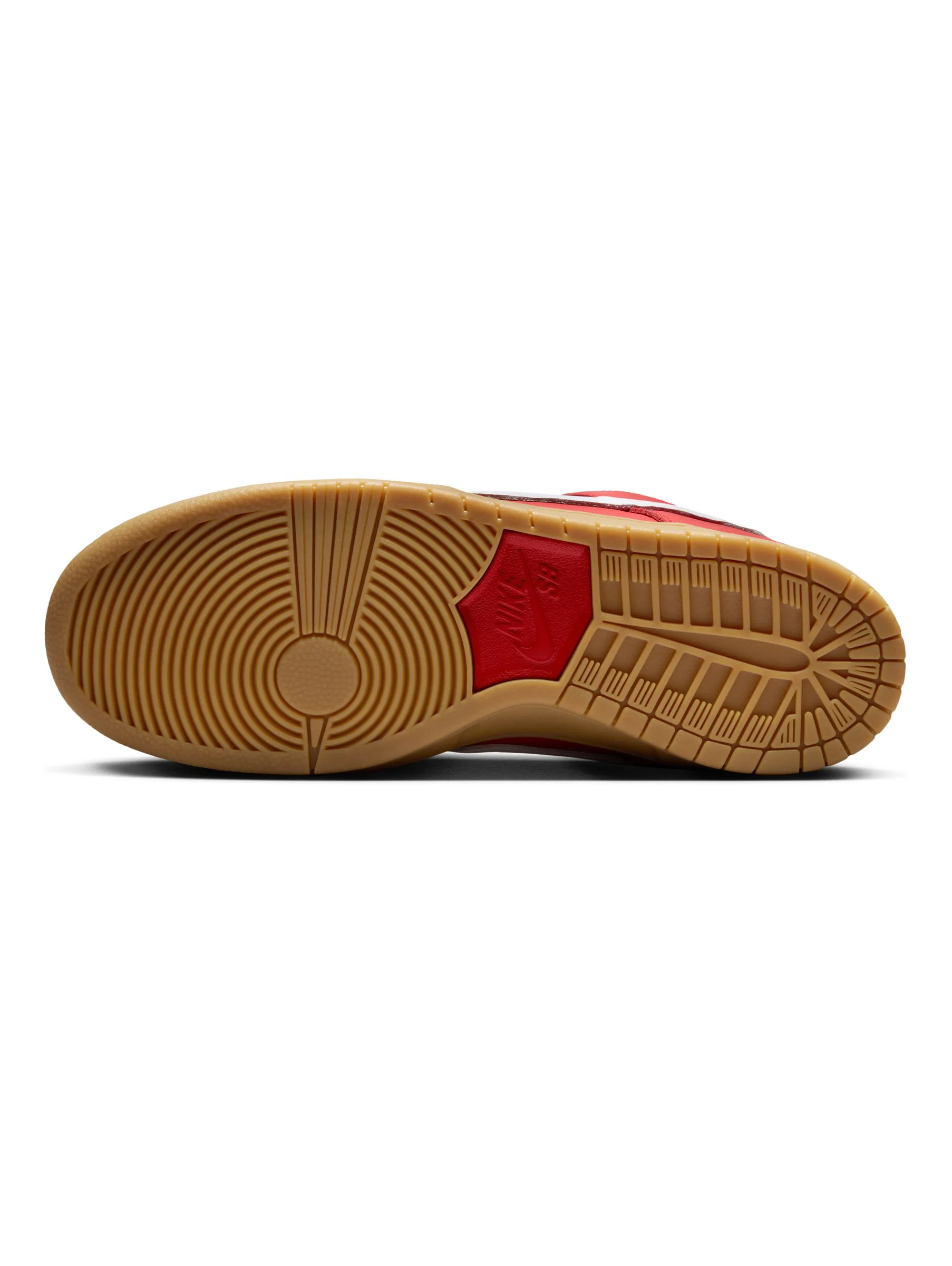 NIke Sb Dunk Low Pro Orange Label - University Red / White / Gum - Image 5
