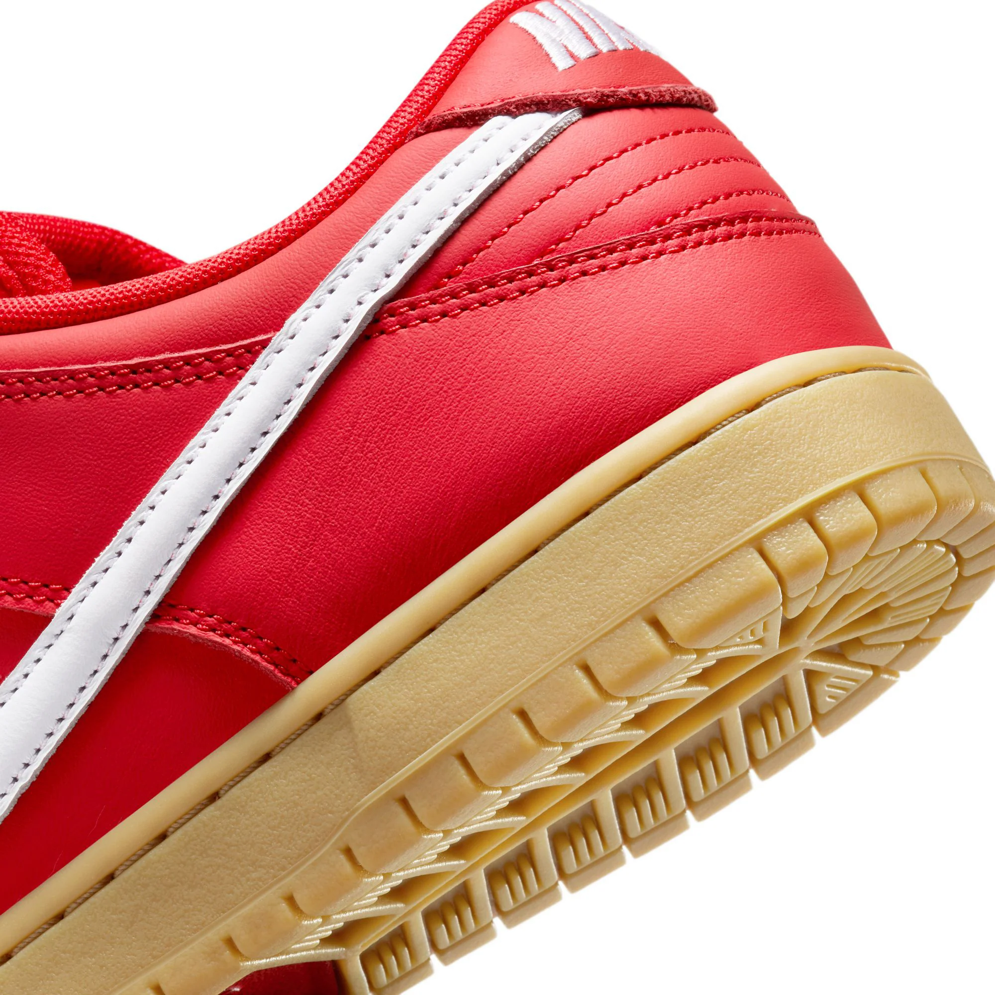 NIke Sb Dunk Low Pro Orange Label - University Red / White / Gum - Image 7