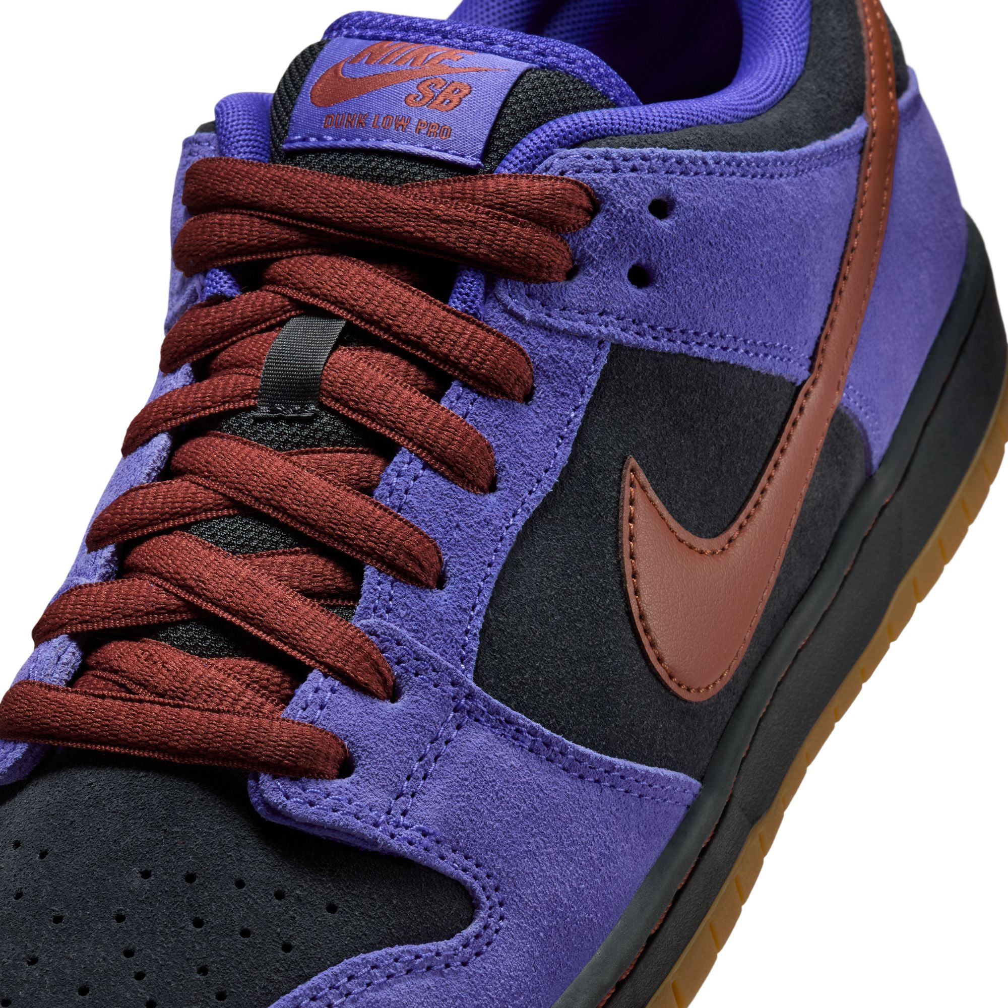 Nike SB Dunk Low Pro - Persian Violet / Cinnamon - Off Noir - Image 6