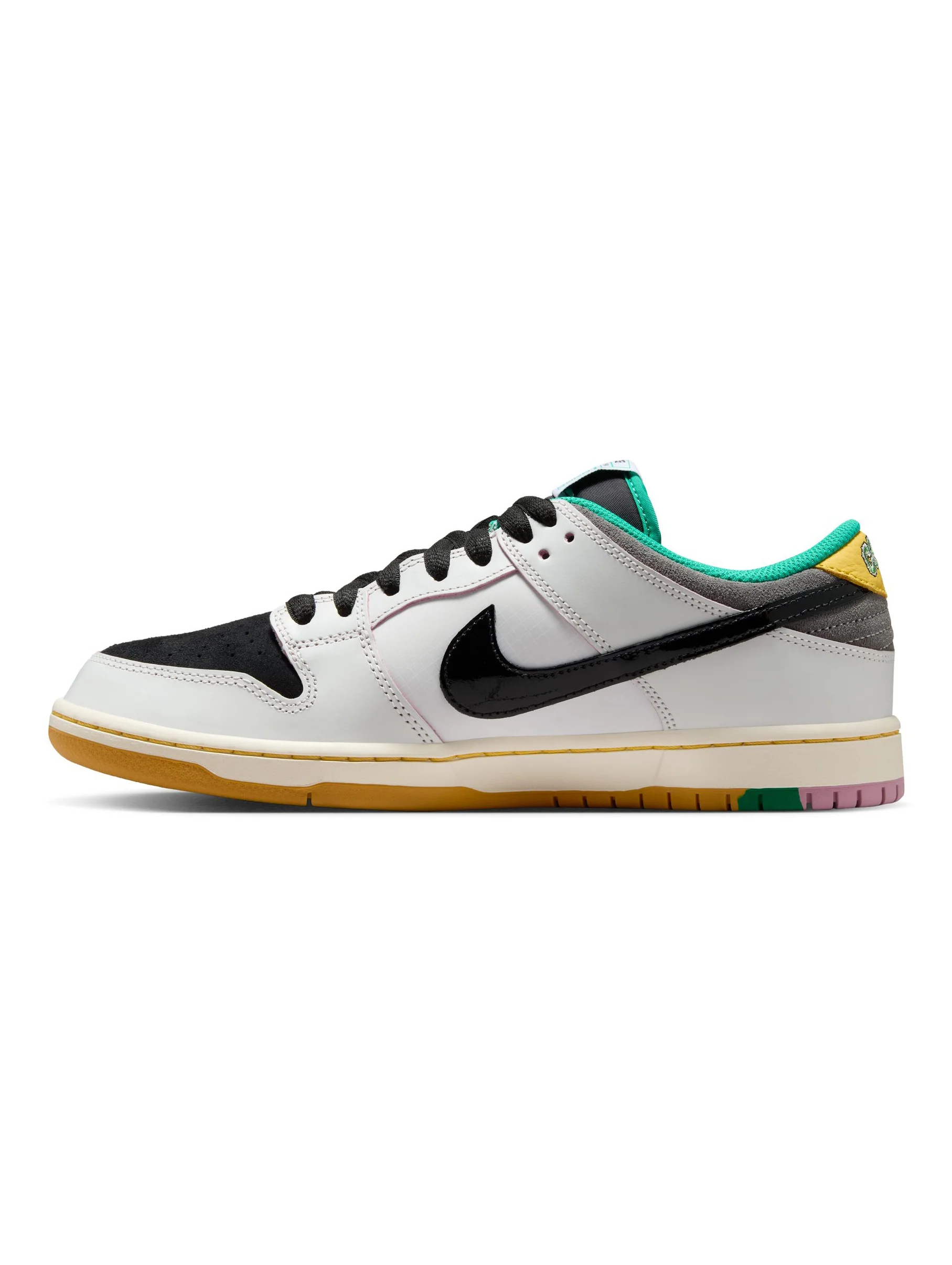 Nike SB Dunk Low Pro Qs - CSEF White / Black / Iron - Image 3