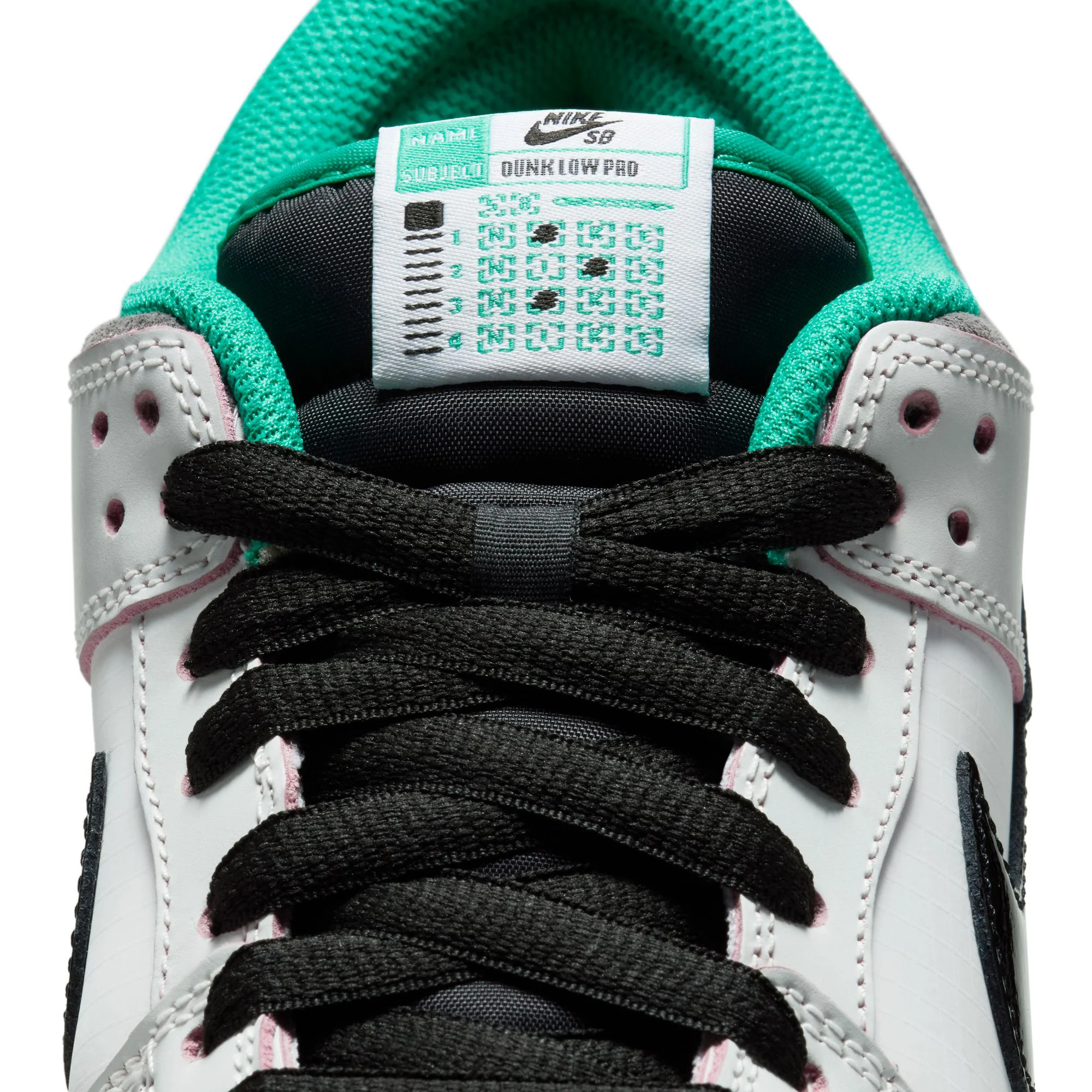 Nike SB Dunk Low Pro Qs - CSEF White / Black / Iron - Image 8