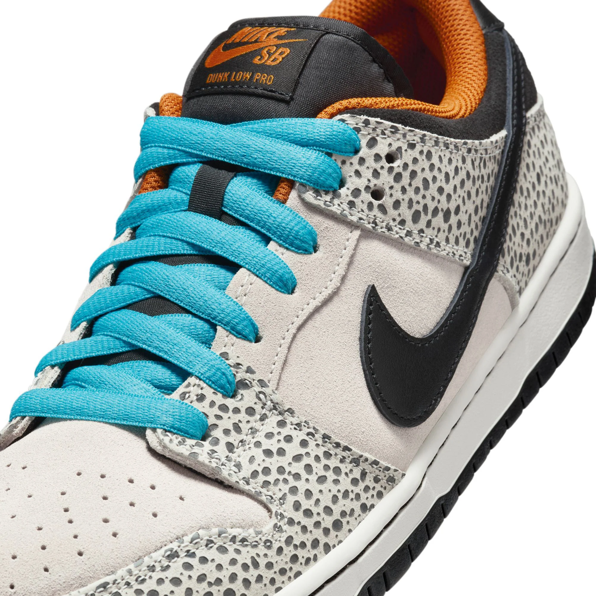 Nike SB Dunk Low Pro QS - Electric Phantom / Black (Olympic Safari) - Image 6