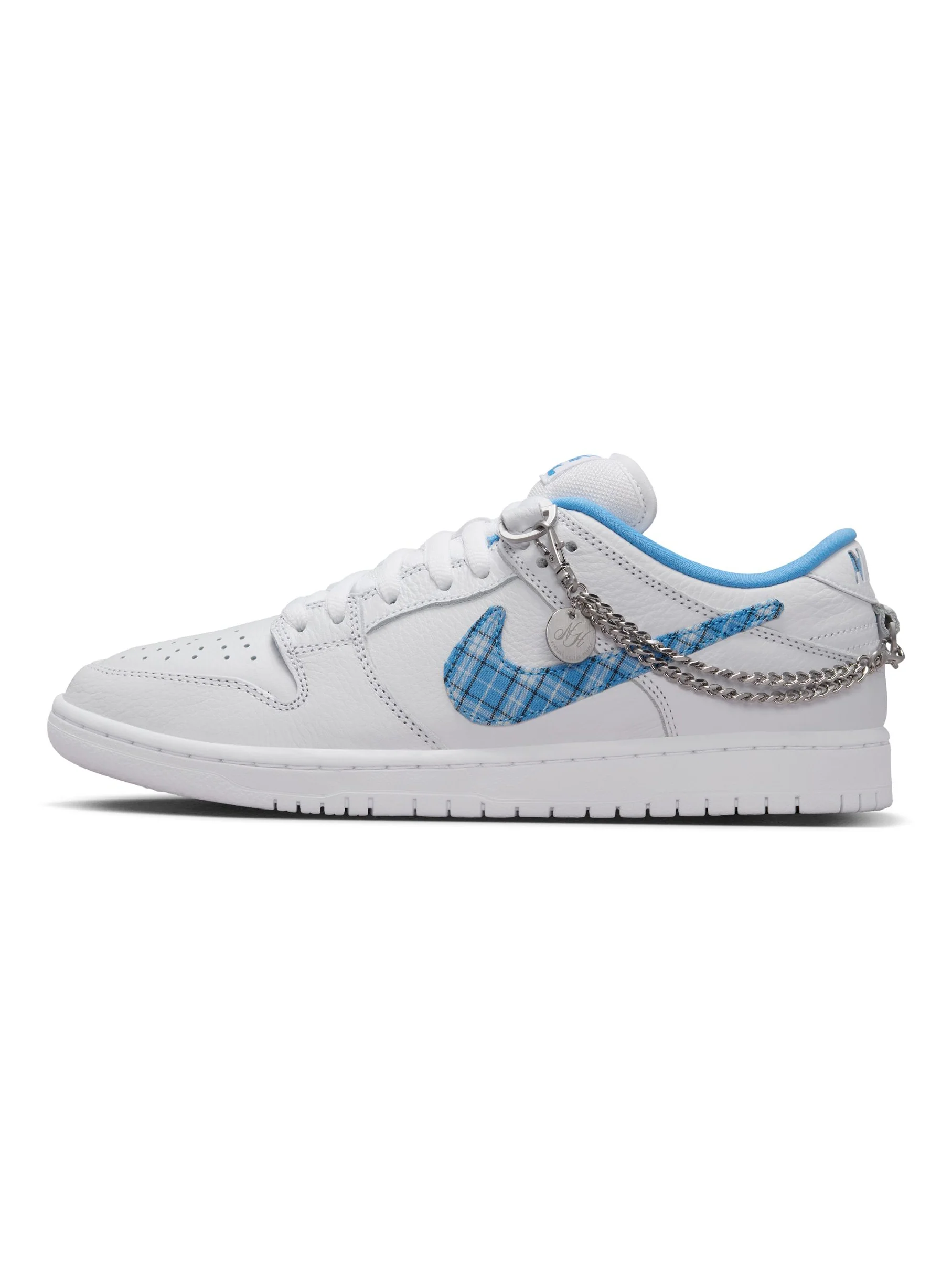 Nike SB Dunk Low Pro - White / University Blue (Nicole Hause) - Image 3
