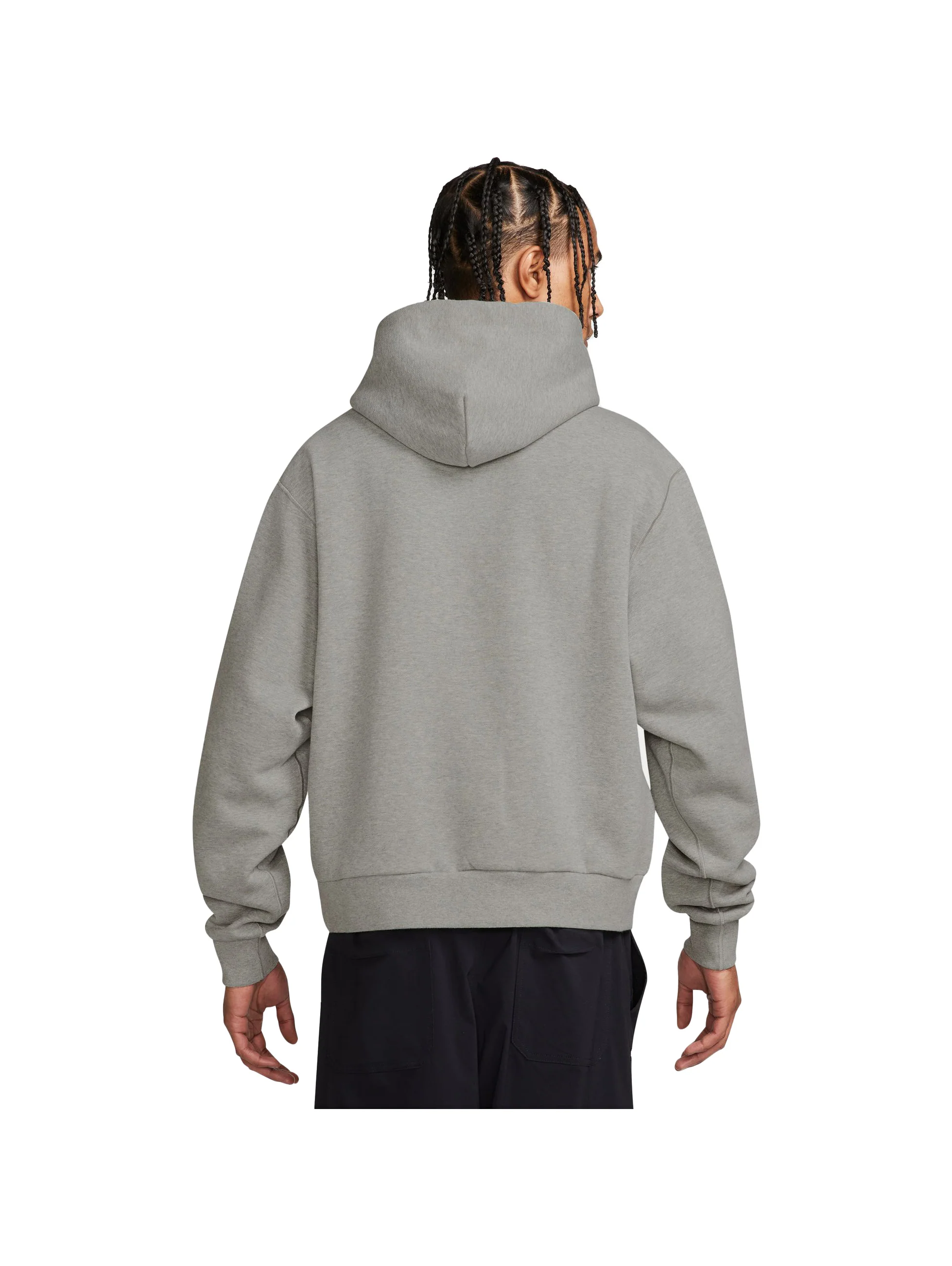 Nike SB Essential Fleece - Dark Grey / Heather / White - Image 2