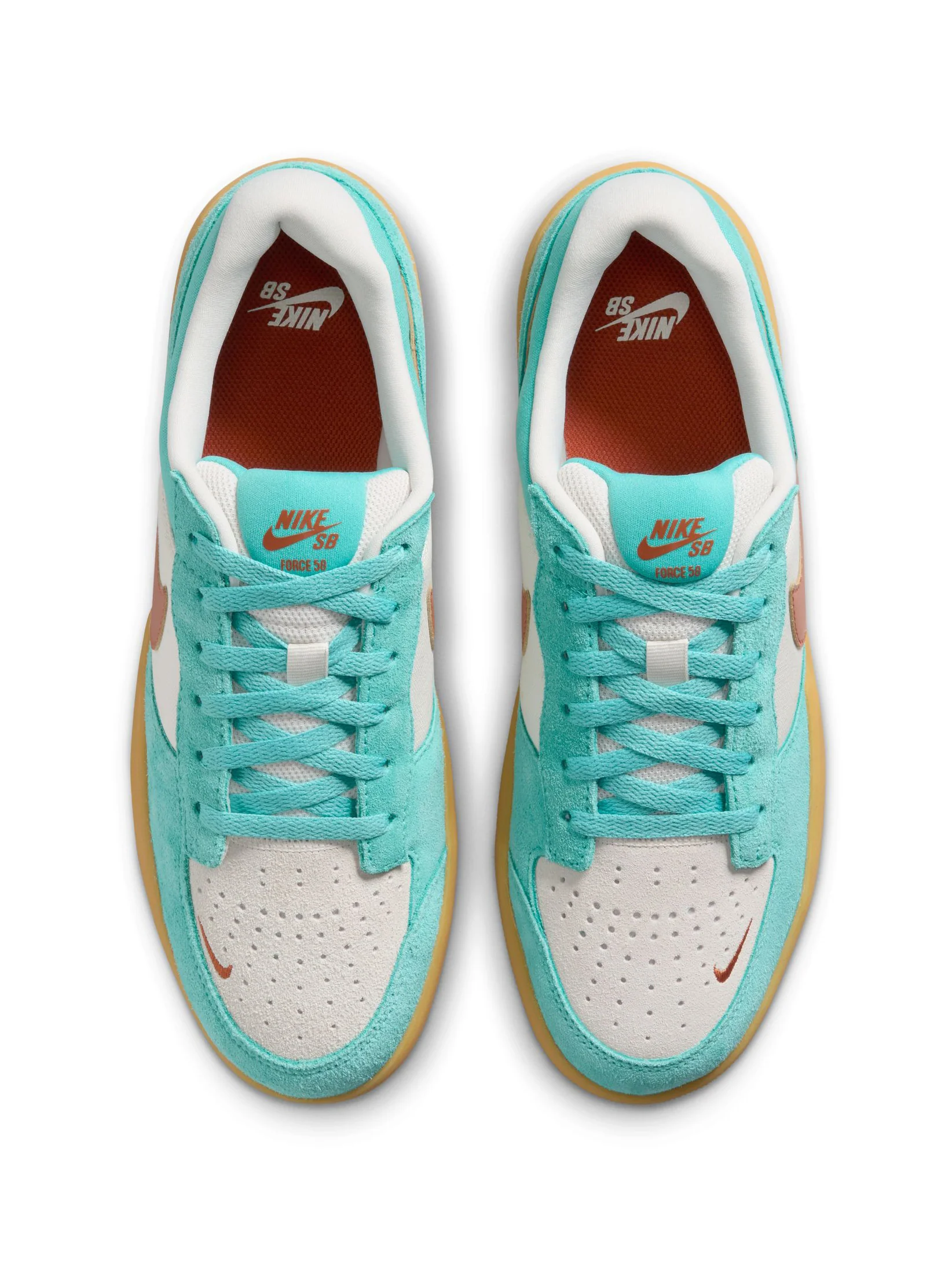 Nike Sb Force 58 - Green Frost / Dark Russet - Image 3